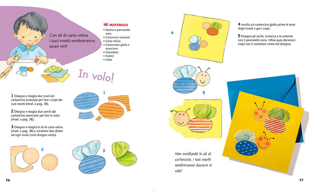 Cose di carta per bambini. Biglietti originali - Animali della fattoria - Burattini a dita - Lavoretti con la carta