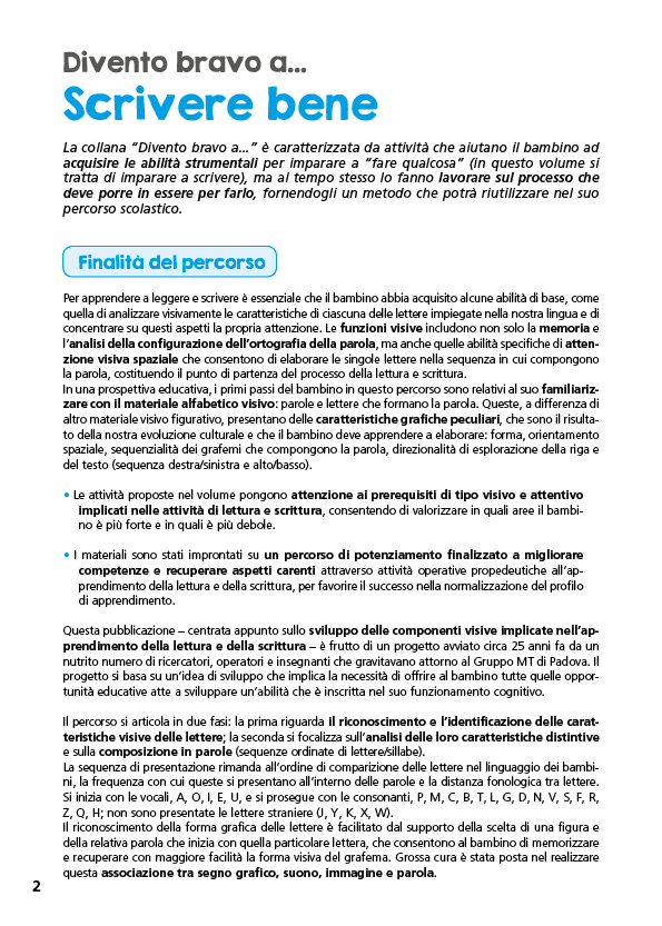 Divento bravo a scrivere bene. Avviamento: dal pregrafismo alla scrittura delle prime parole