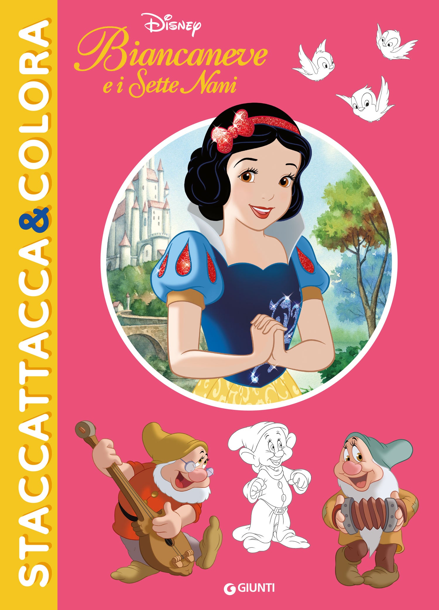 Biancaneve e i Sette Nani Staccattacca&colora