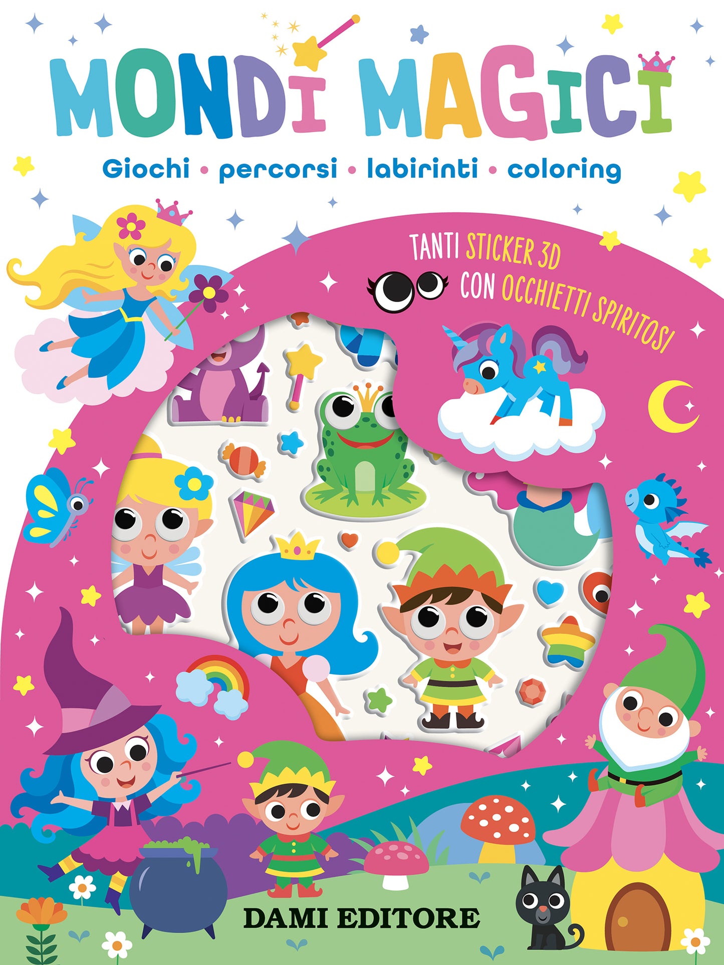 Mondi Magici. Giochi, percorsi, labirinti, coloring