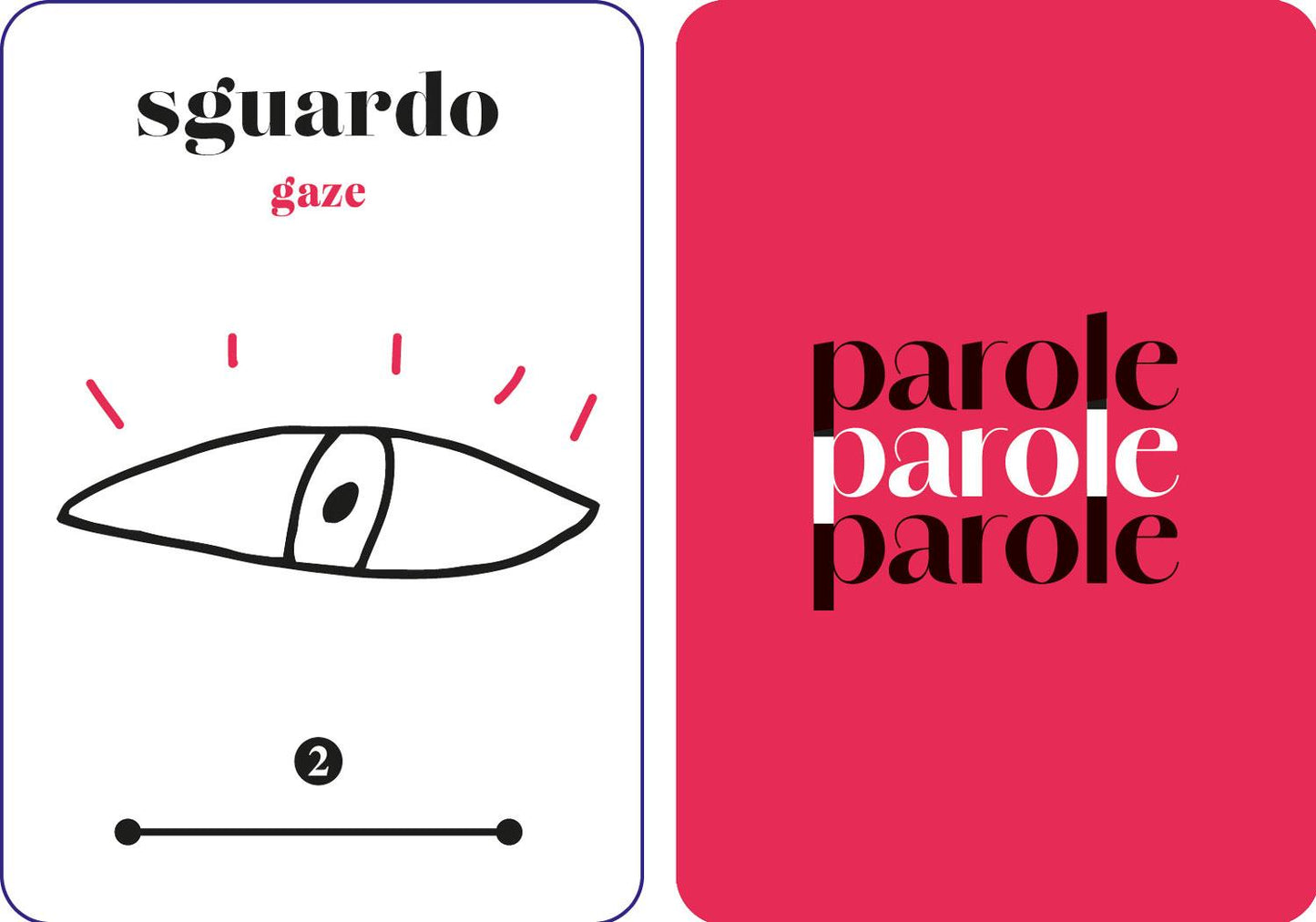 Parole, parole, parole. 100 carte per giocare, imparare, creare