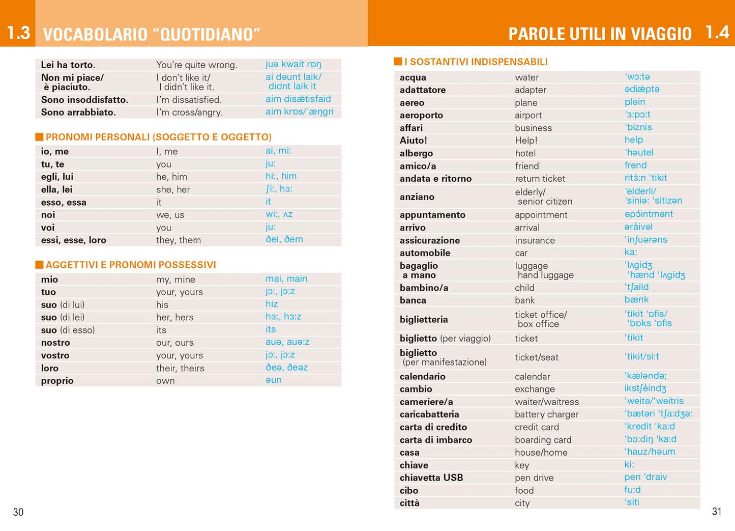 INGLESE PER VIAGGIARE. Frasario/Dizionario