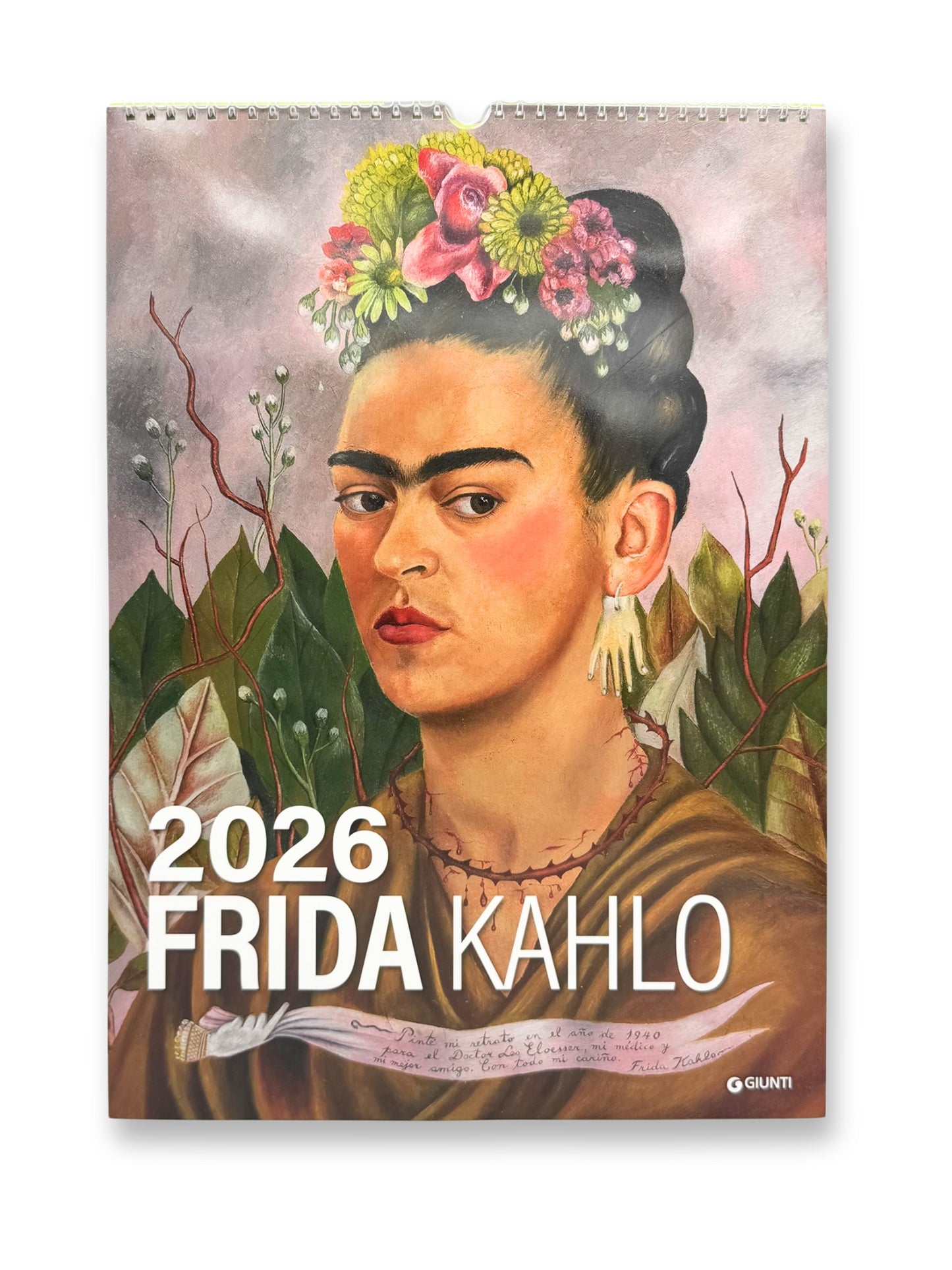 Calendario Frida Kahlo 2026 da parete (30 x 42 cm)
