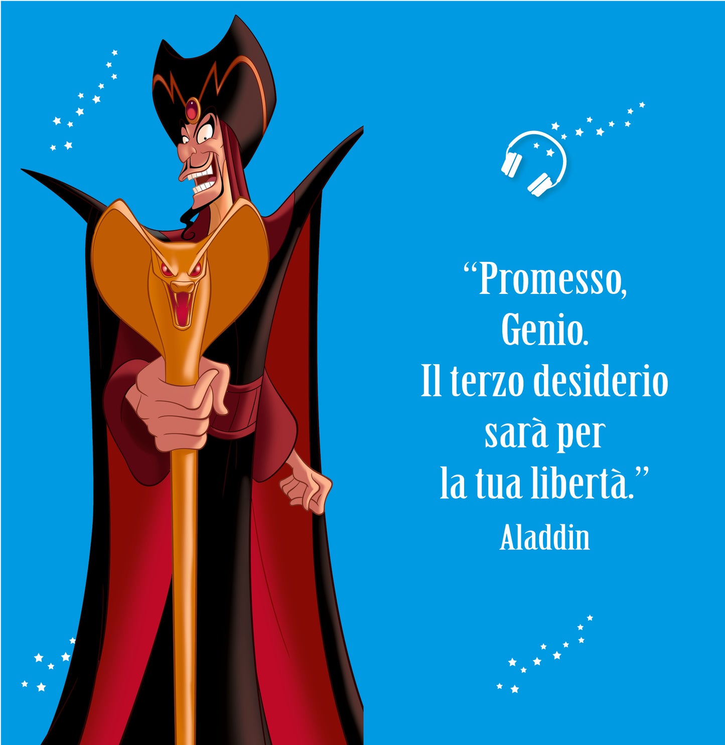 Aladdin Leggi e ascolta con QR Code. Inquadra il Qr code e ascolta