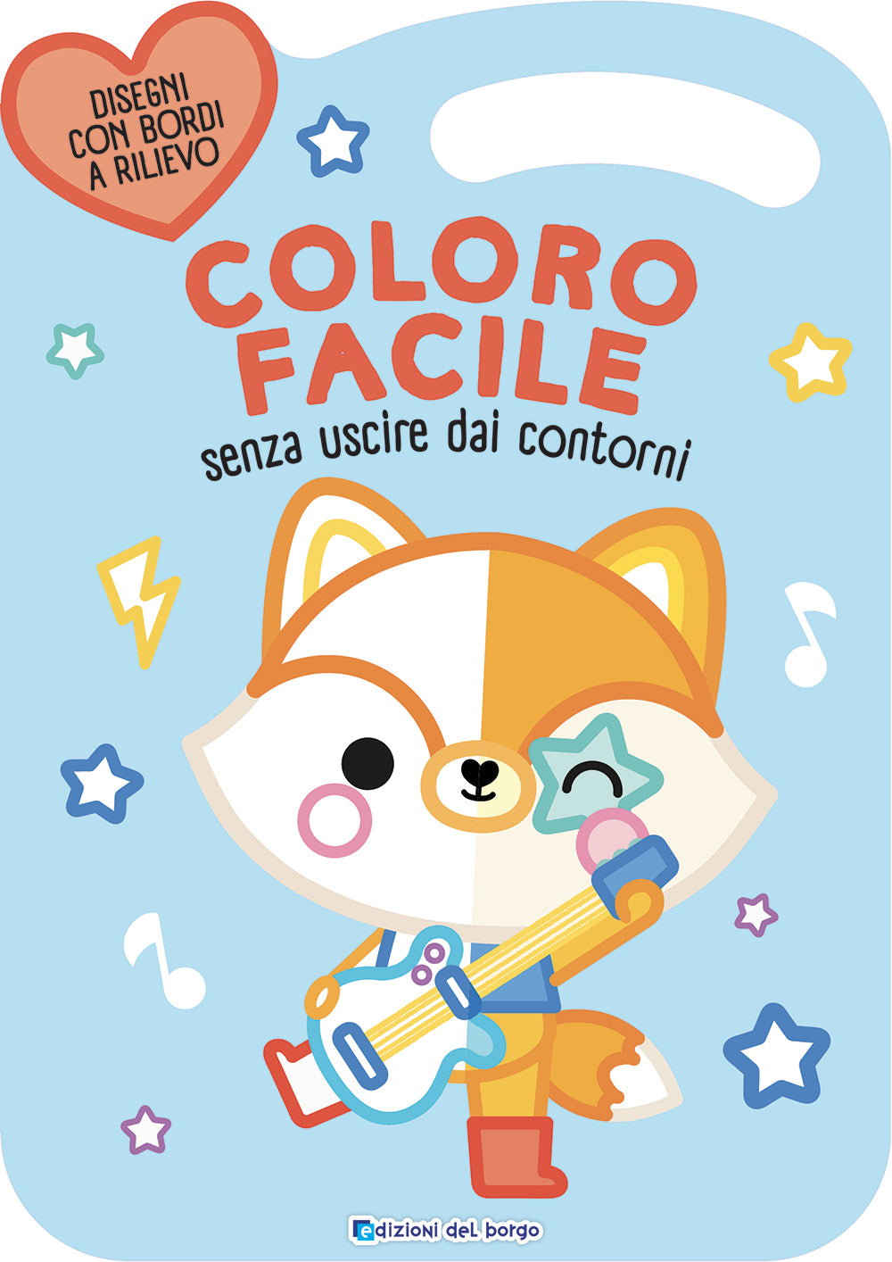 Coloro facile - Volpe. senza uscire dai contorni