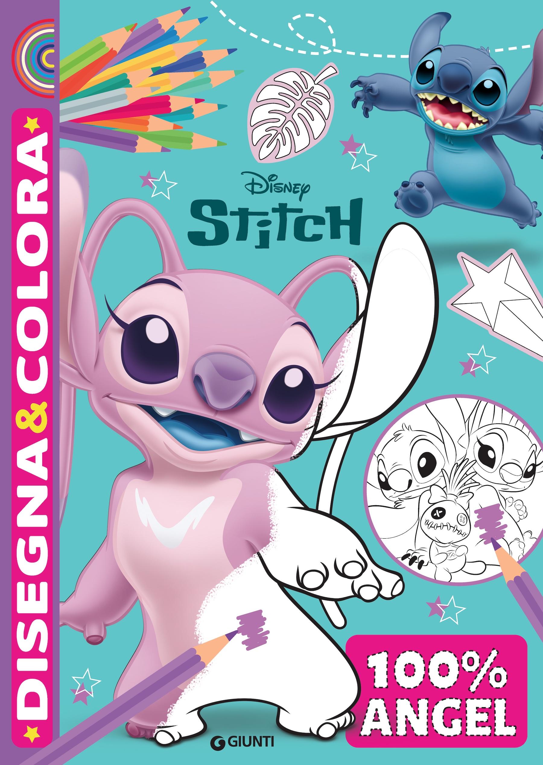 Stitch Disegna&colora - 100% Angel