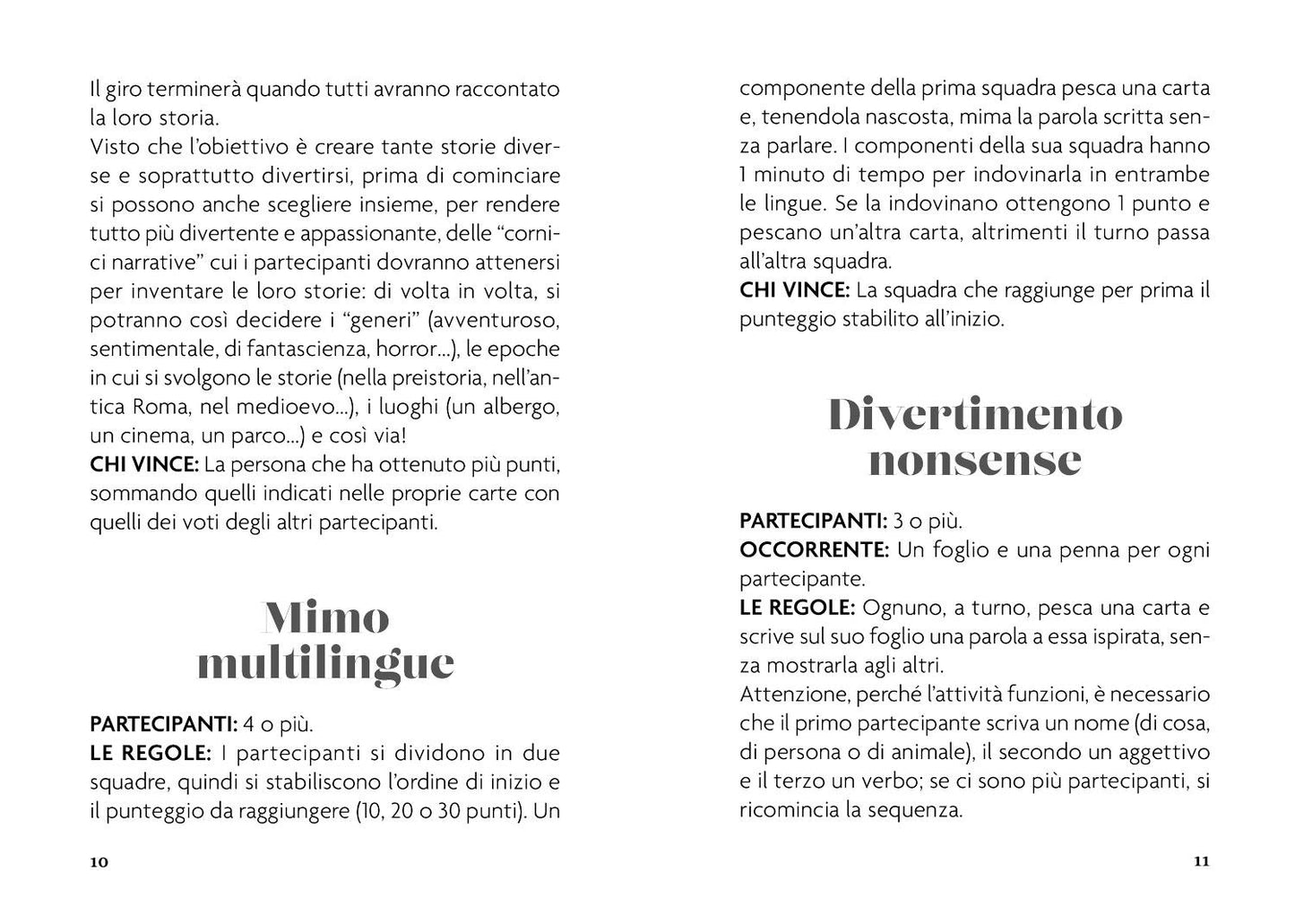 Parole, parole, parole. 100 carte per giocare, imparare, creare