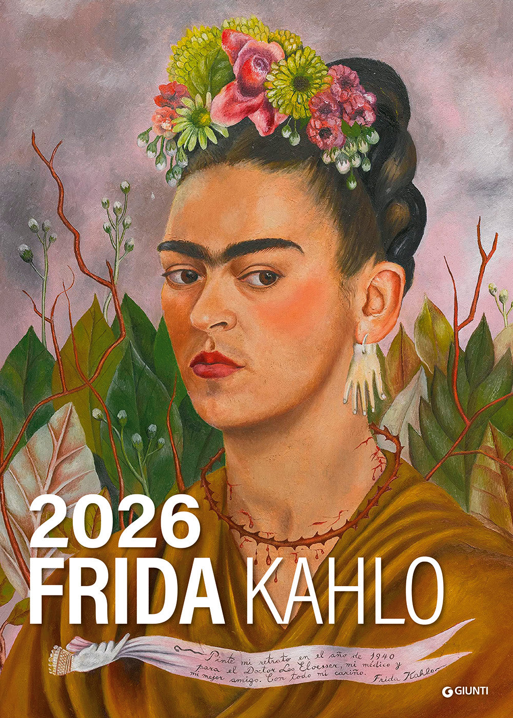 Calendario Frida Kahlo 2026 da parete (30 x 42 cm)