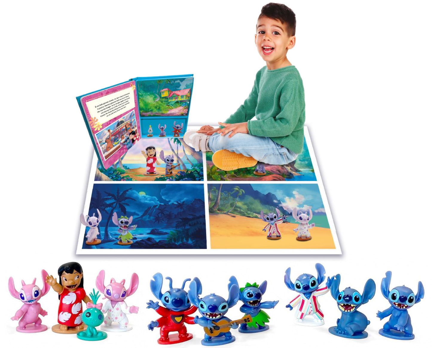 Stitch Maxi Box. Con 10 personaggi 3d, un libro e un maxi poster gioco