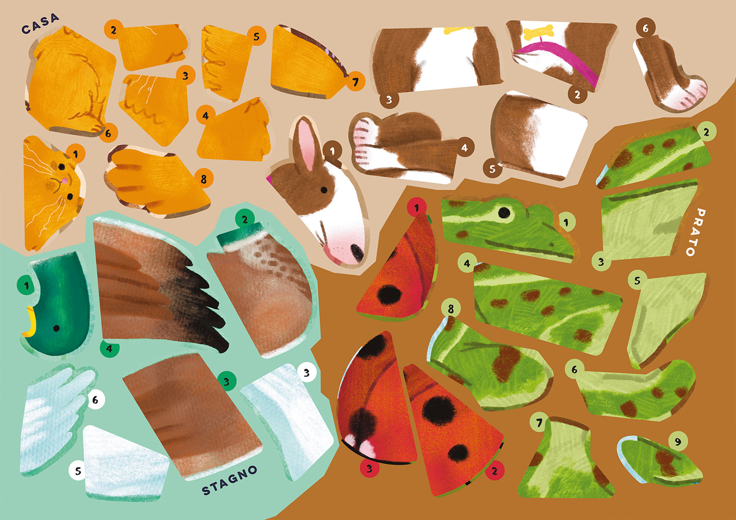 Animali Sticker Art