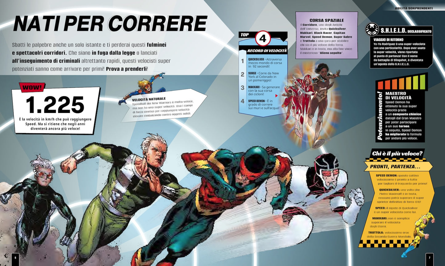 Marvel Record incredibili. Superpoteri e numeri sorprendenti