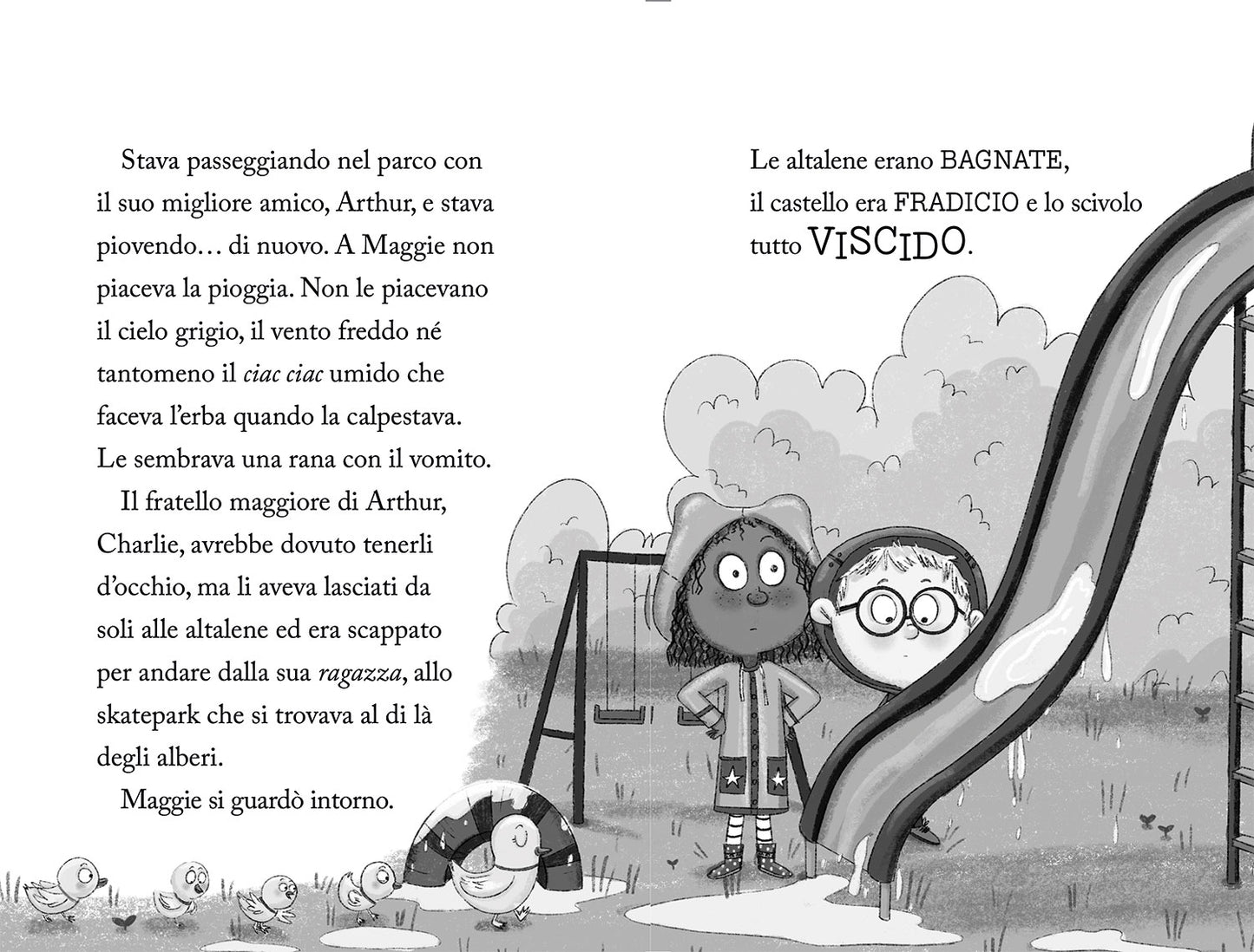 Maggie Sparks. Squali in piscina!