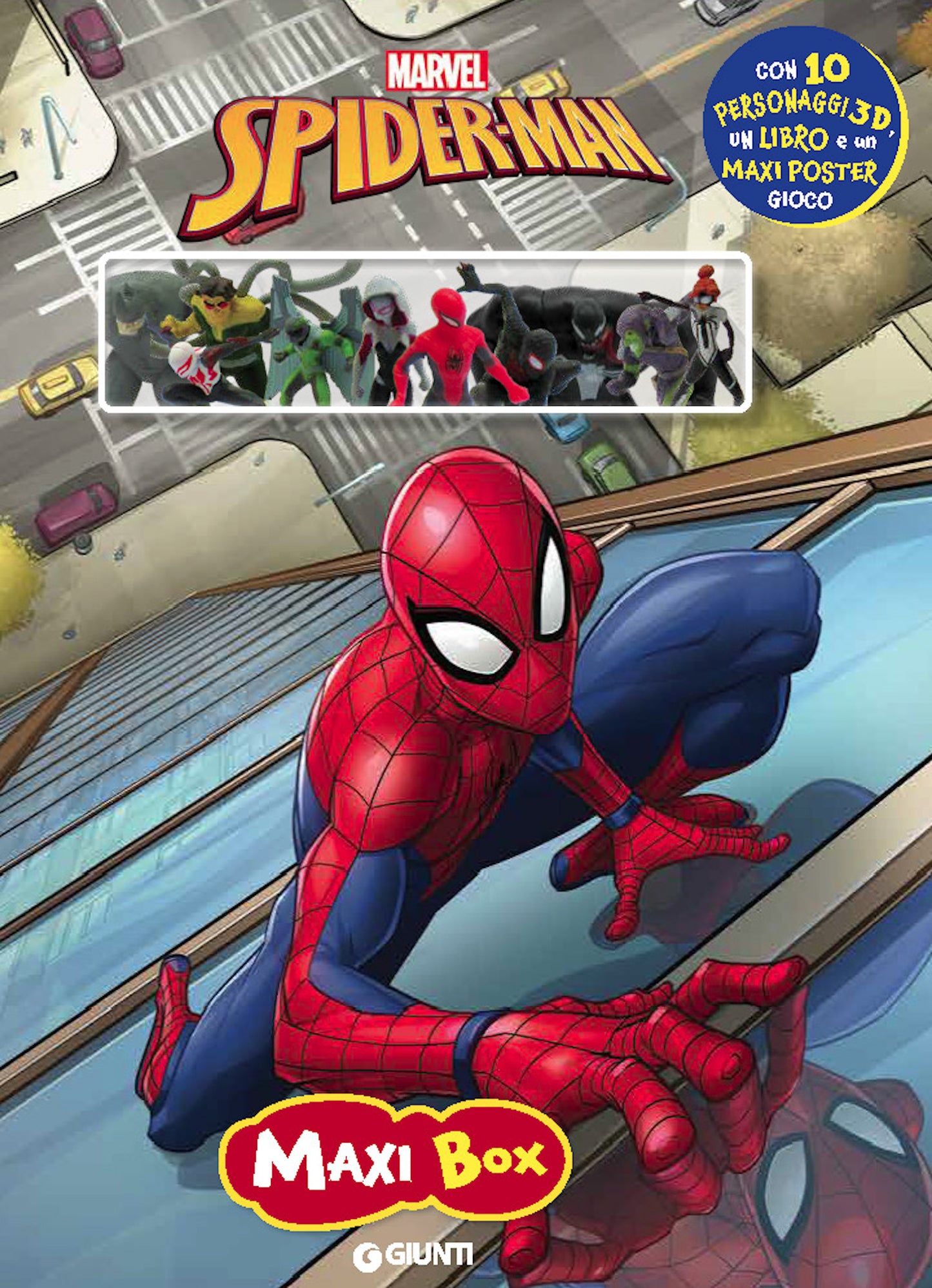 Spider-Man Maxi Box. Con 10 personaggi 3d, un libro e un maxi poster gioco