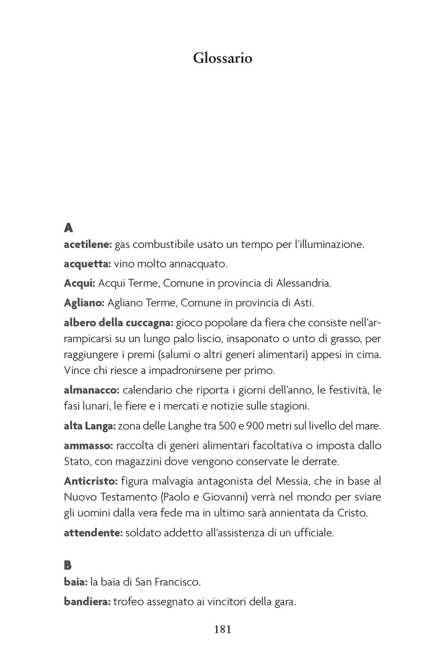 La luna e i falò