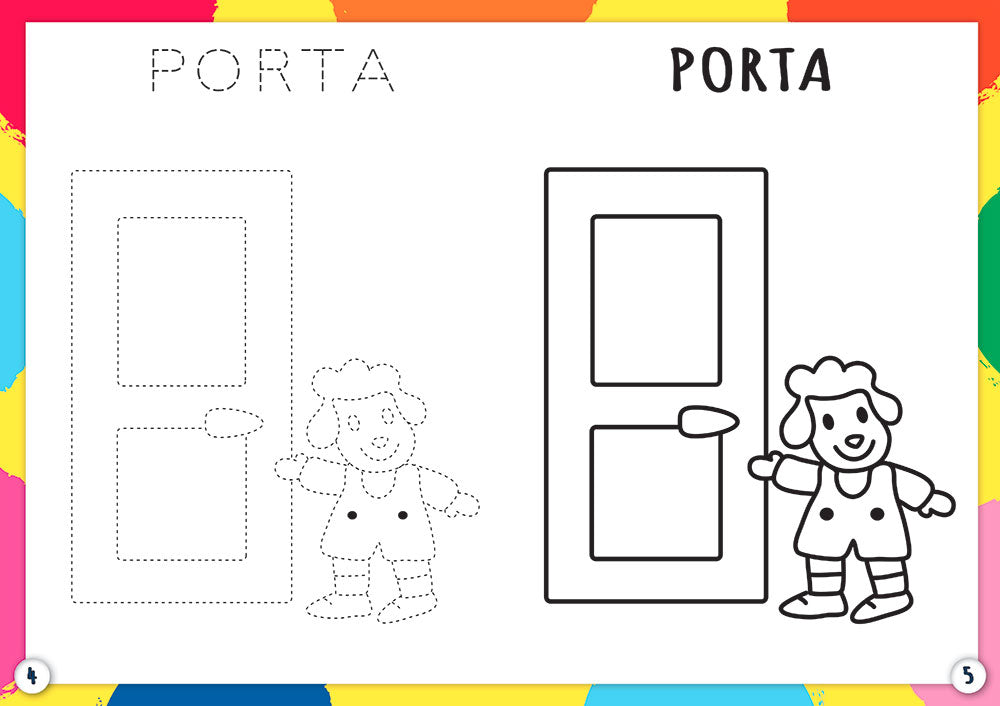 La mia casa  - Colora facile Zerosei