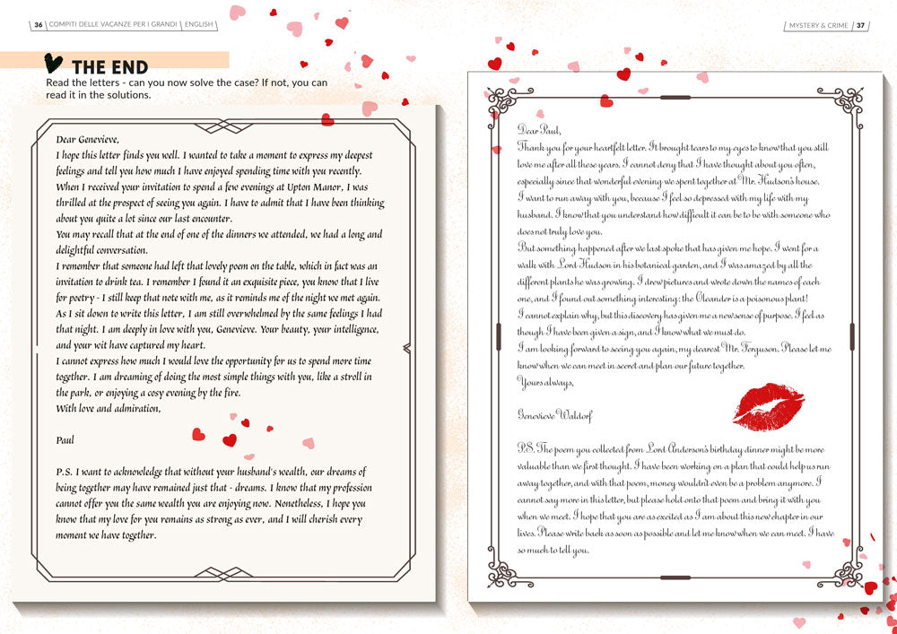 Mystery and Crime. Compiti delle vacanze per i grandi. English