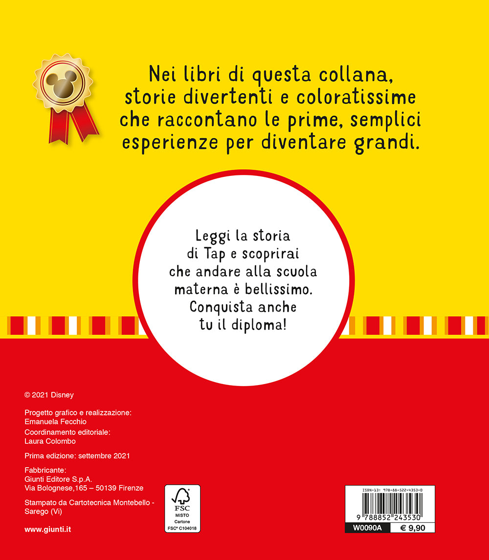 Il primo giorno di scuola materna - Disney Le mie prime storie