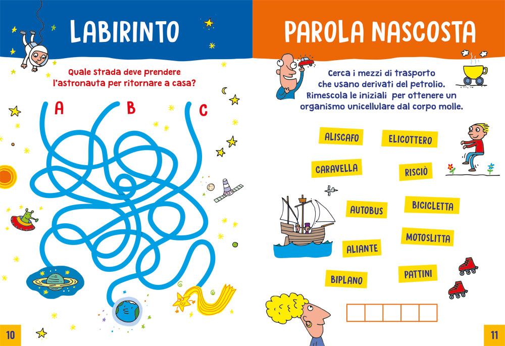 Scienza giochi e quiz per cervelli curiosi