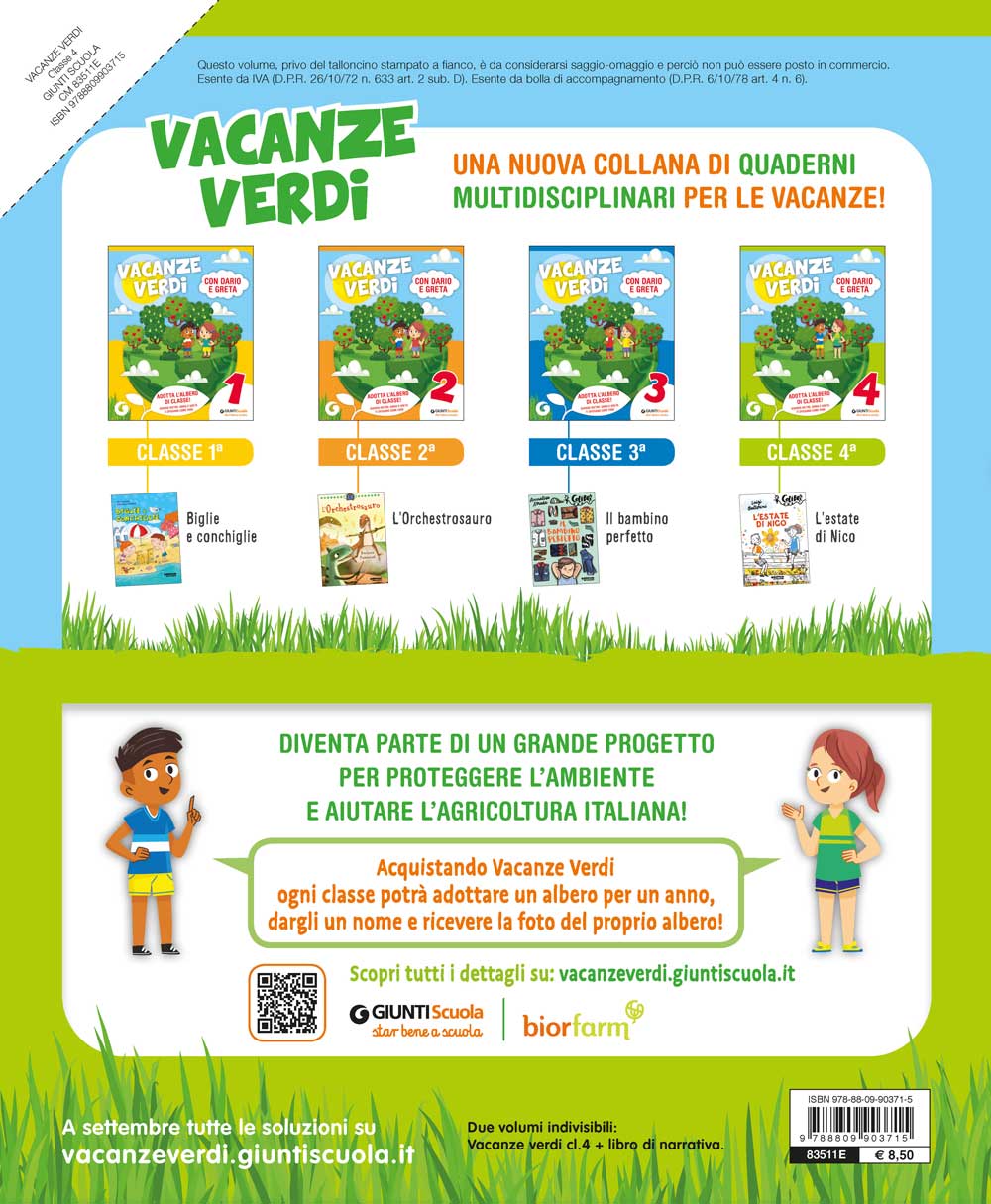 Vacanze Verdi 4 + L'estate di Nico. Quaderni multidisciplinari per le vacanze