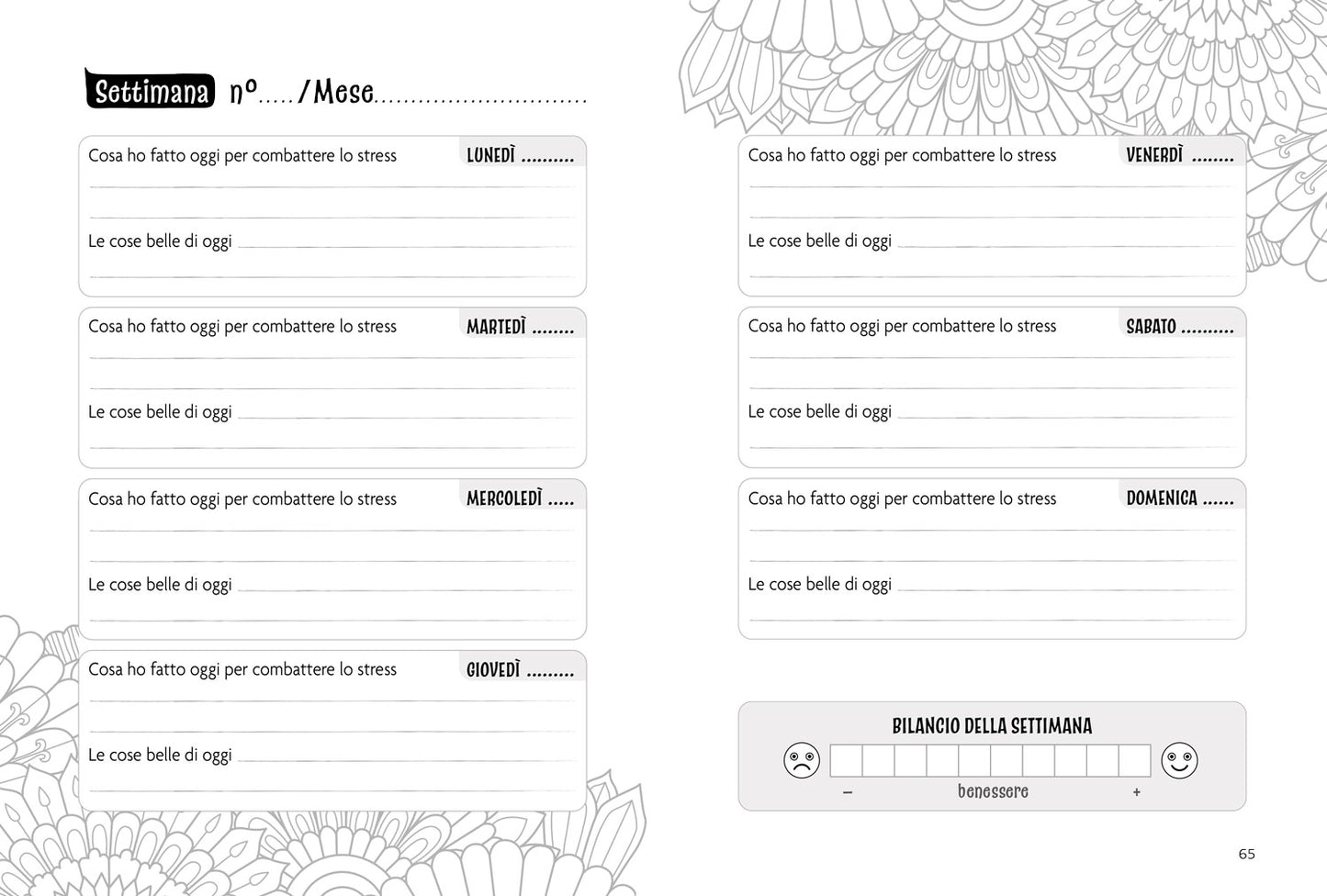 Il mio Planner Anti Stress. Attività guidate per il benessere