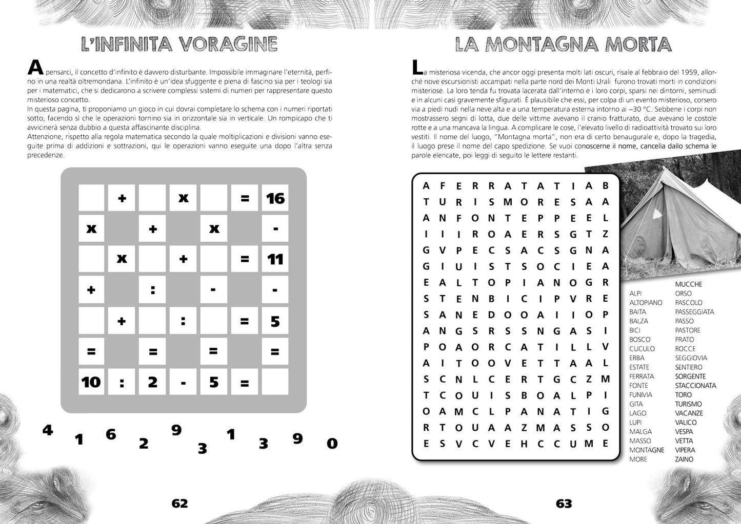 Il grande libro degli enigmi. misteri e rompicapo da risolvere