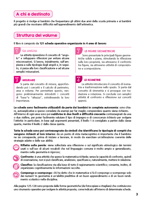 Imparo la Geometria cl. 4-5. Dai poligoni e i solidi, al perimetro, area e cerchio