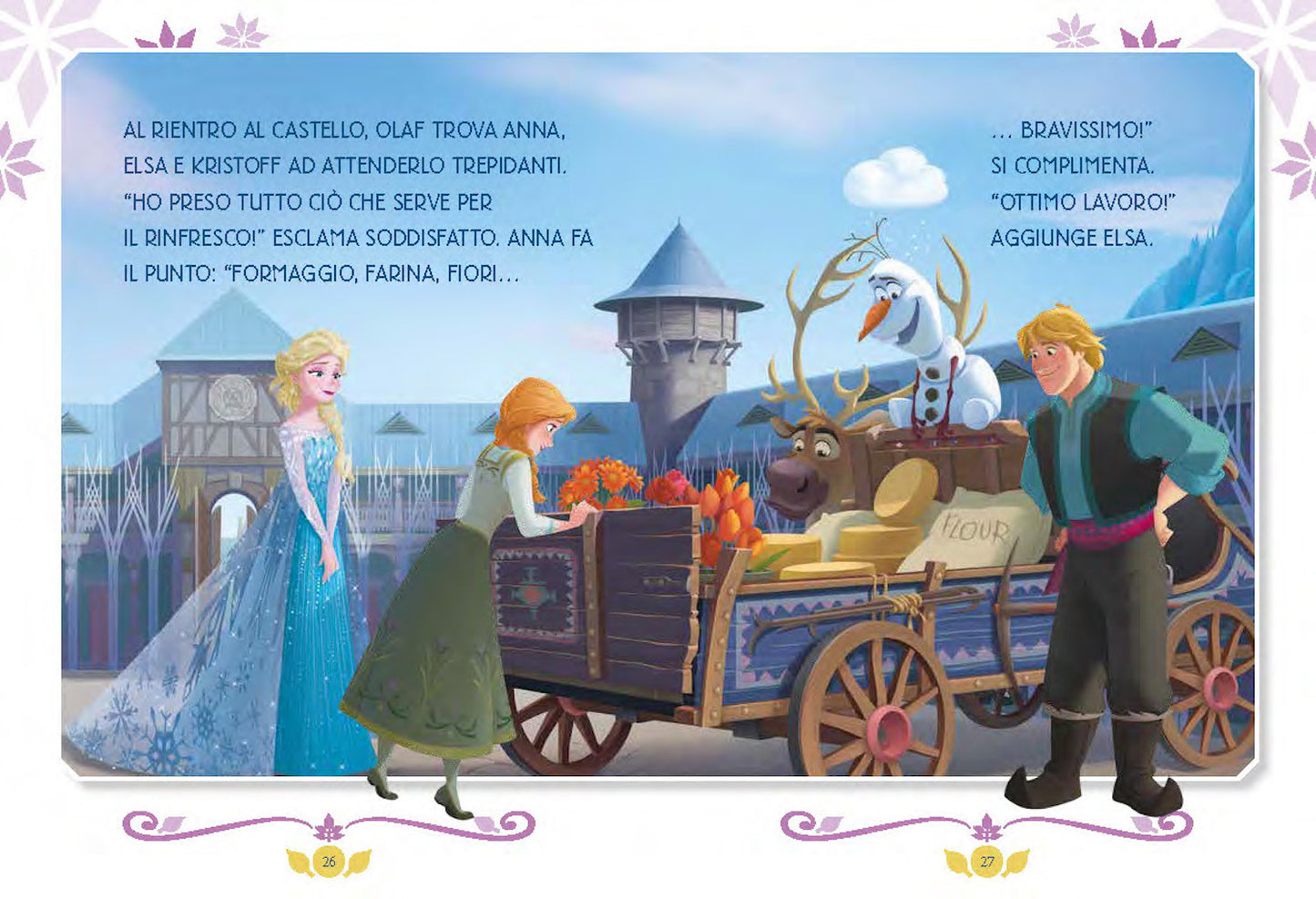 Frozen 5 minuti prima di dormire - in maiuscolo. Cuori gentili