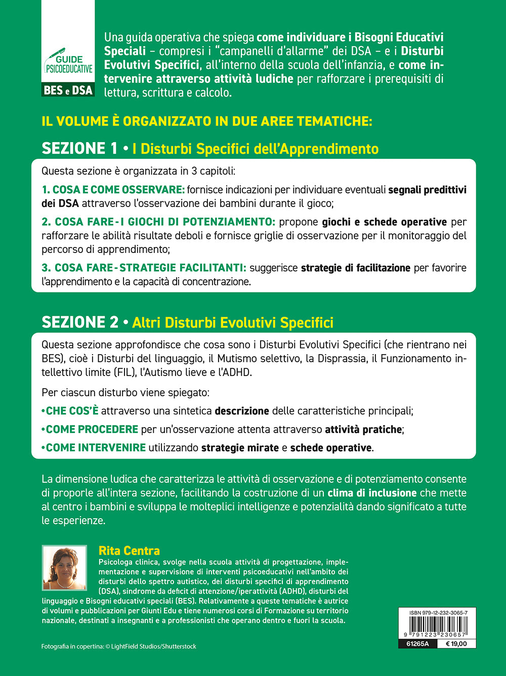 DIDATTICA INCLUSIVA NELLA SCUOLA DELL'INFANZIA. Dall’osservazione dei segnali predittivi al potenziamento delle abilità di base nei bambini con Bisogni Educativi Speciali