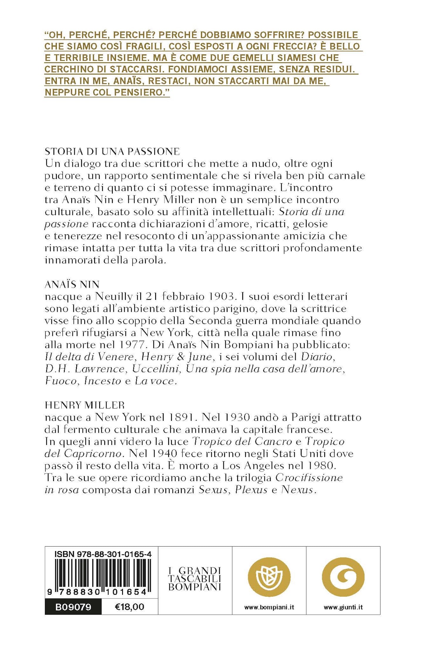 Storia di una passione. Lettere 1932-1953