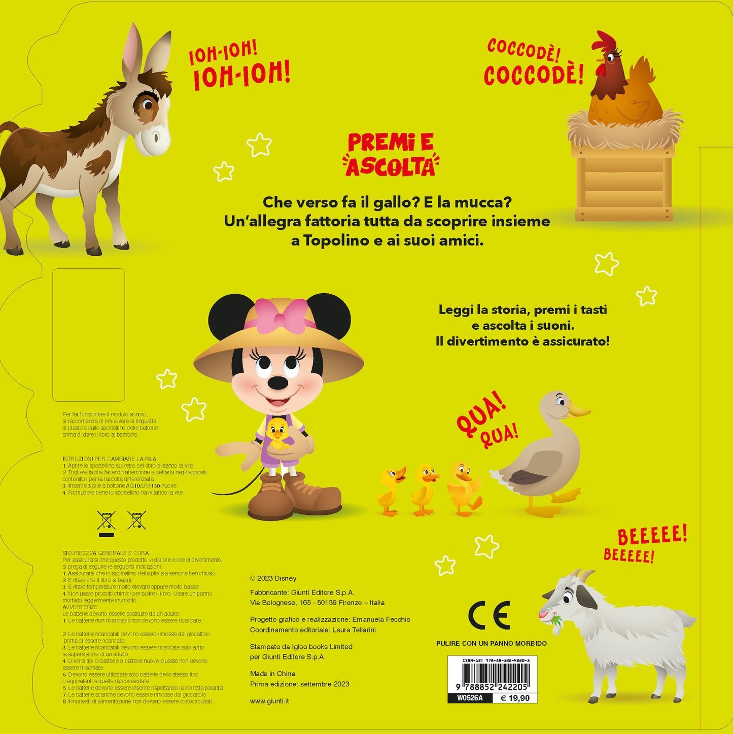 Allegra fattoria Premi e ascolta Disney