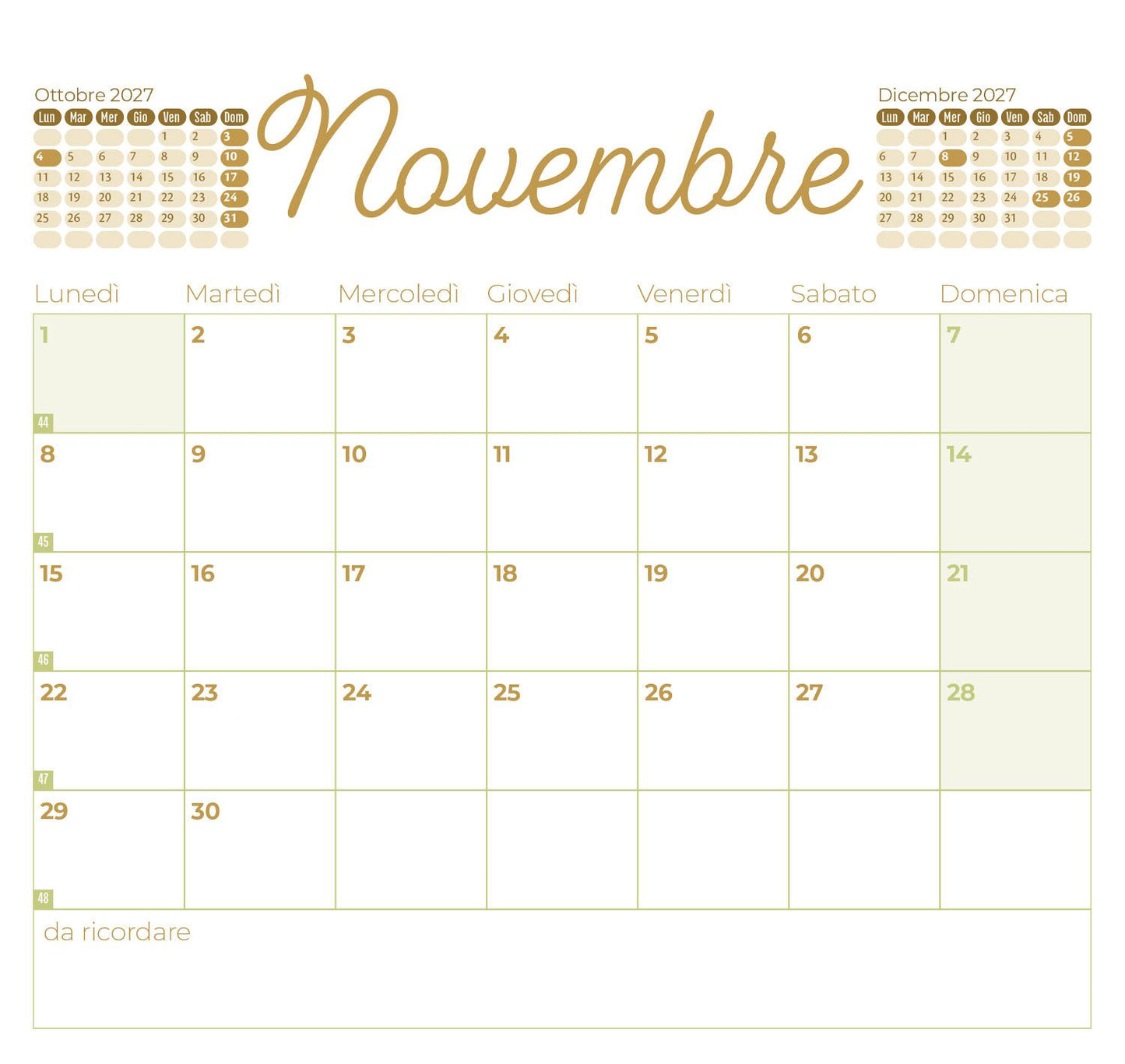 Calendario Cuccioli 2027 da tavolo (17 x 16 cm)