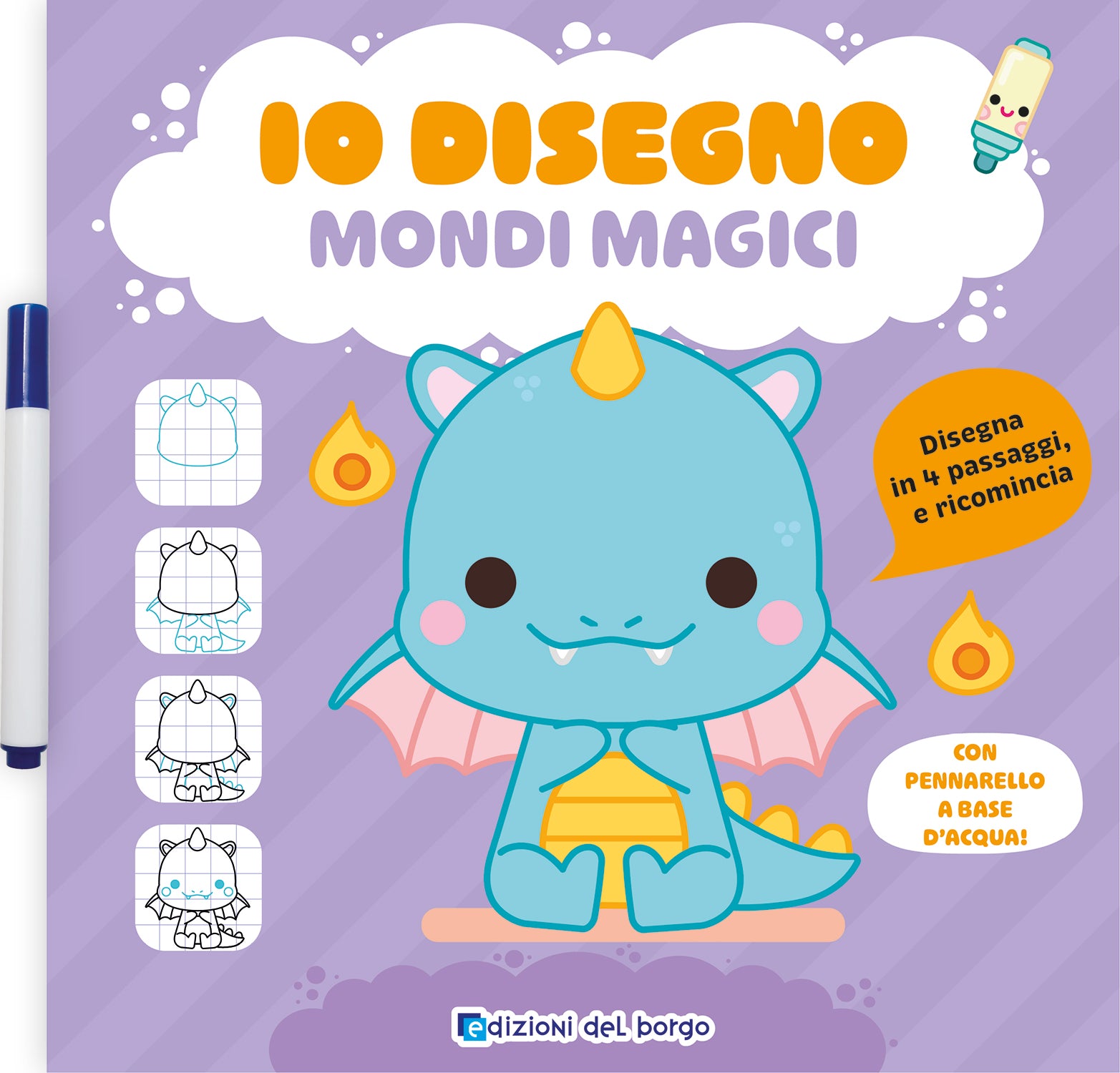 Mondi magici. Disegna in quattro passaggi e ricomincia