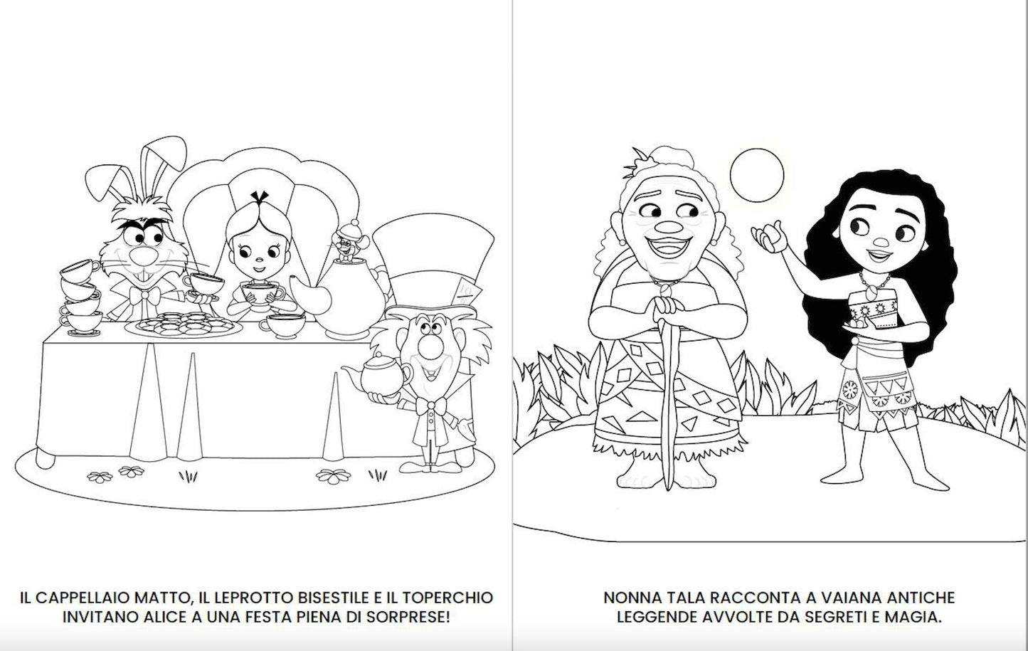 Momenti magici Disney Mini Staccattacca e colora Cute Stickers. Più di 60 adesivi