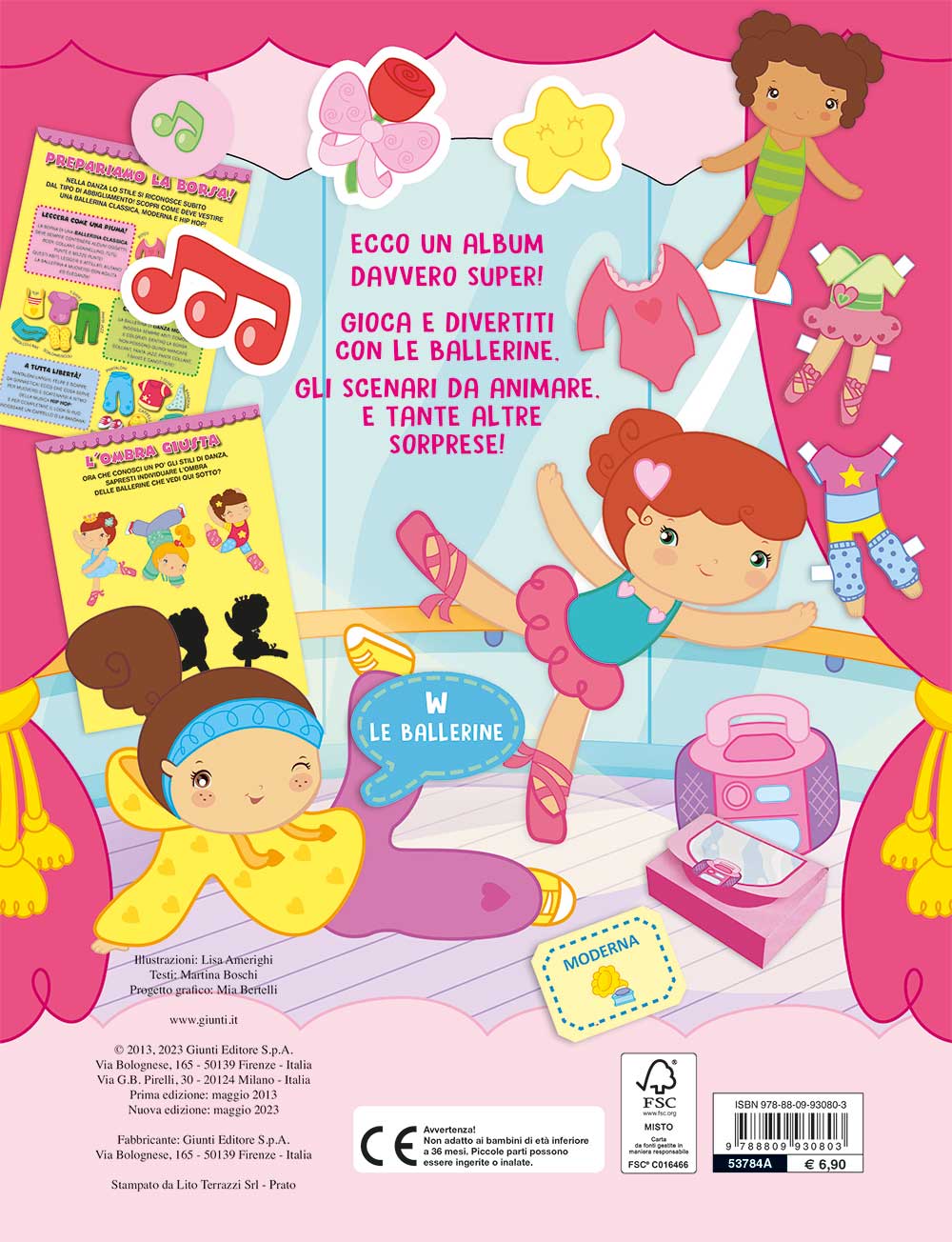 Superalbum delle ballerine. Stickers, pagine attive, sagome da staccare
