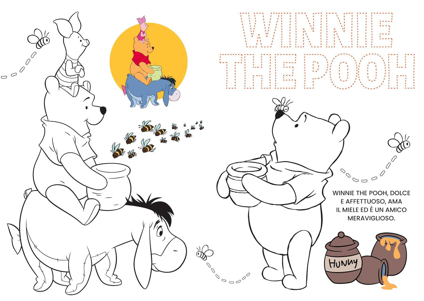 Winnie the Pooh Disegna&colora - Amici del bosco