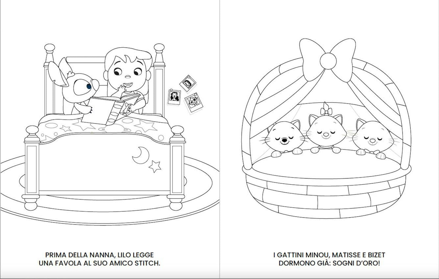 Momenti magici Disney Mini Staccattacca e colora Cute Stickers. Più di 60 adesivi