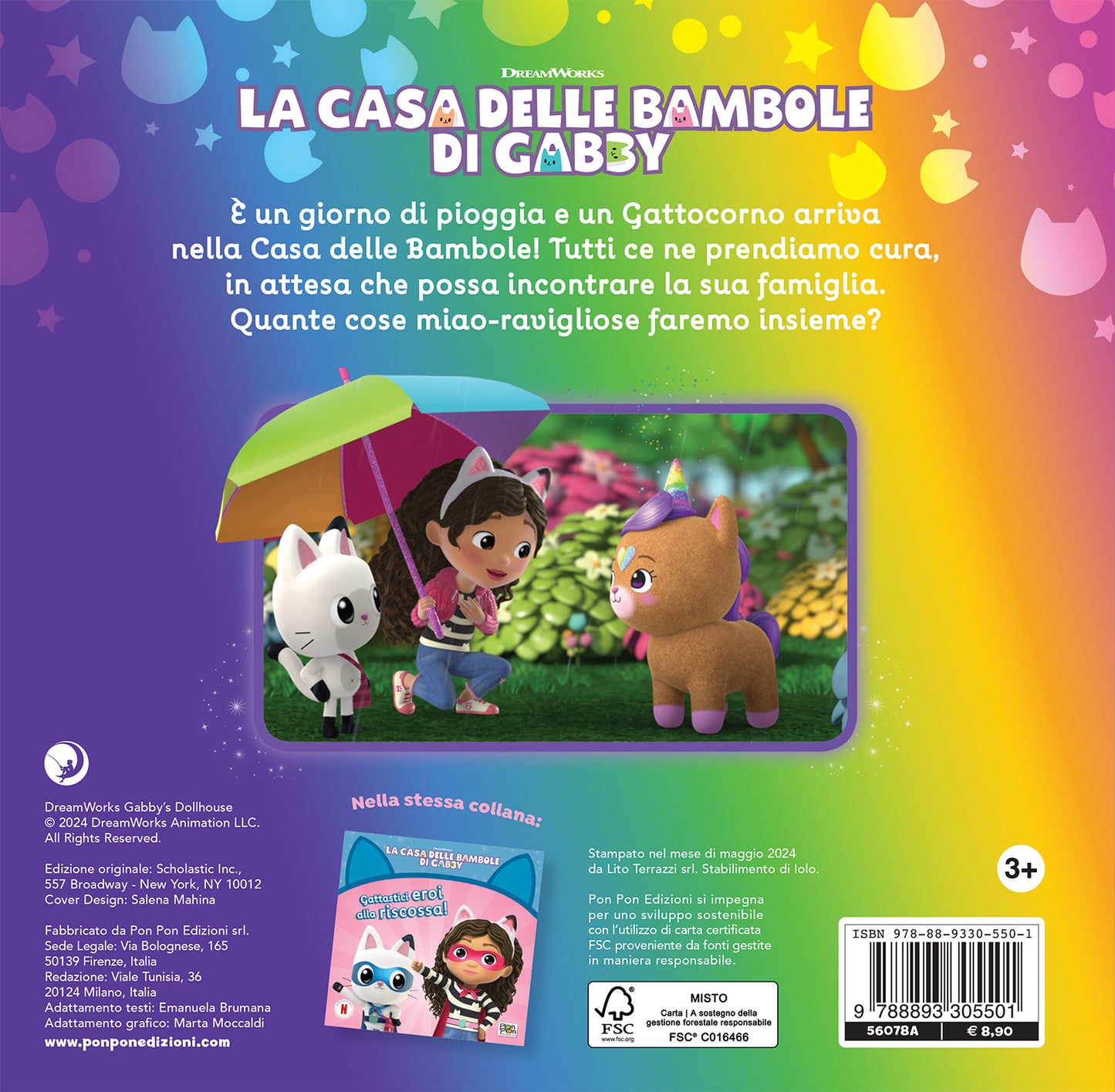 La Casa delle Bambole di Gabby. Storybook. Kico il Gattocorno