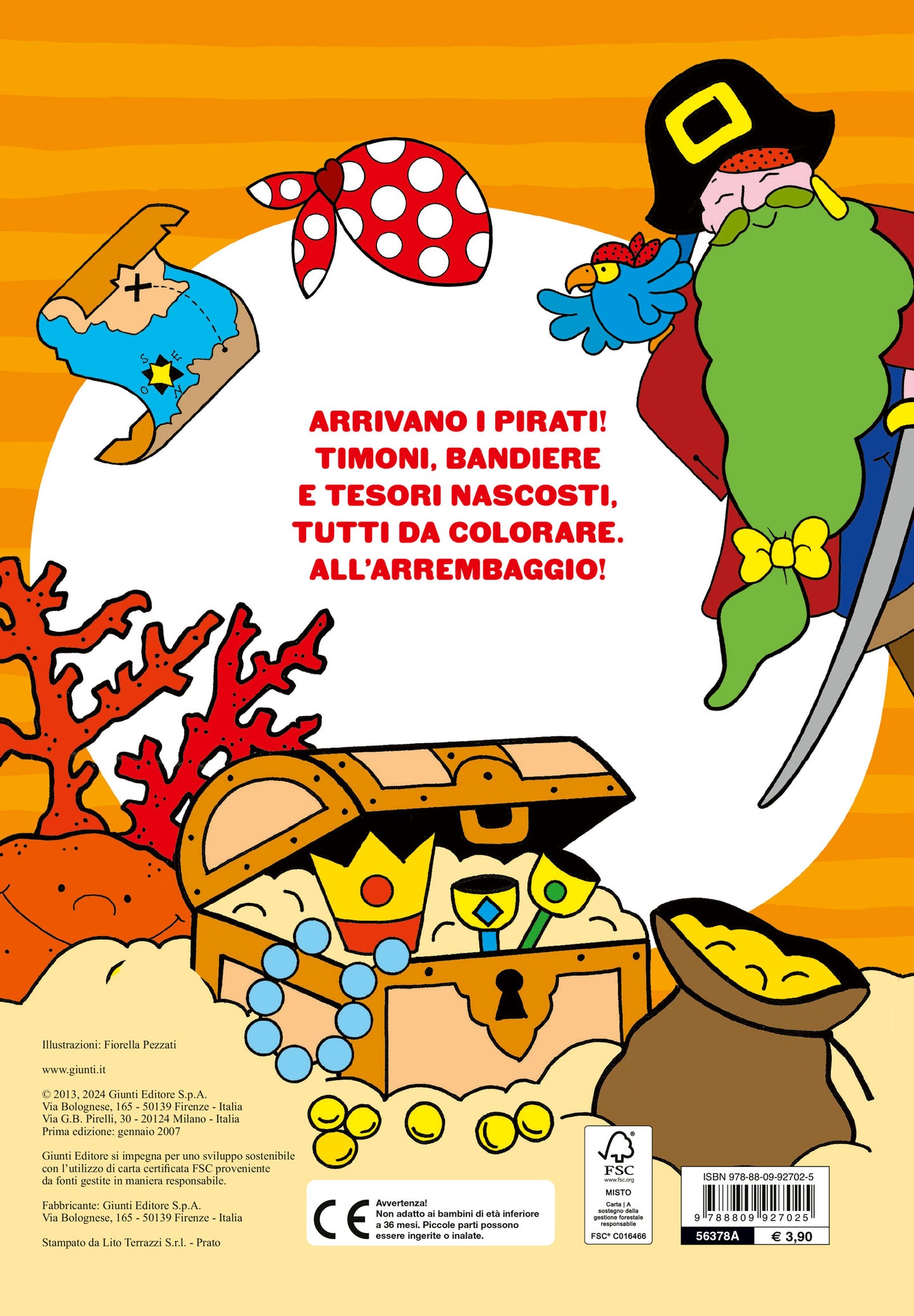Colora e gioca con i pirati. Con stickers