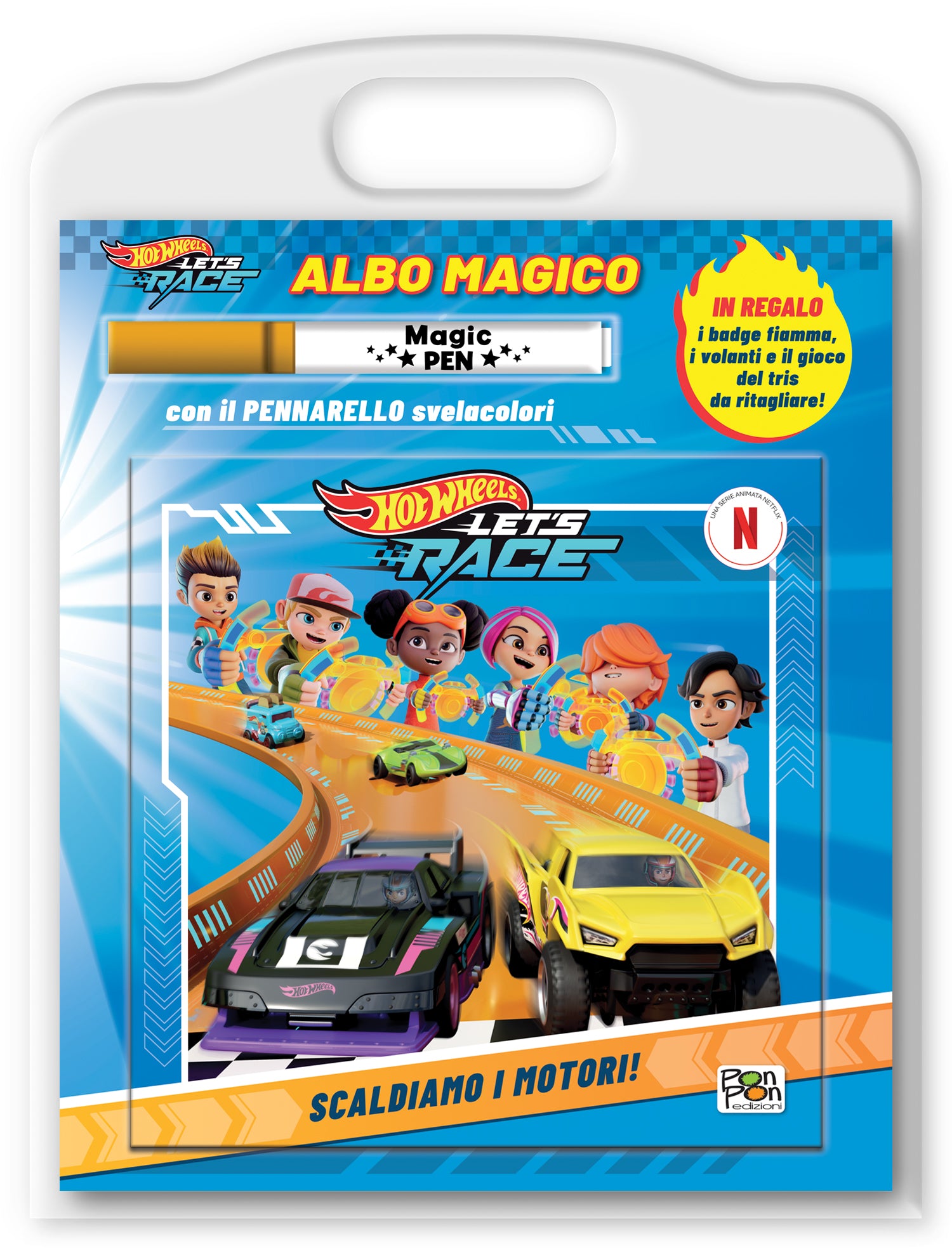 Hot Wheels Let's Race. Albo magico. Scaldiamo i motori!
