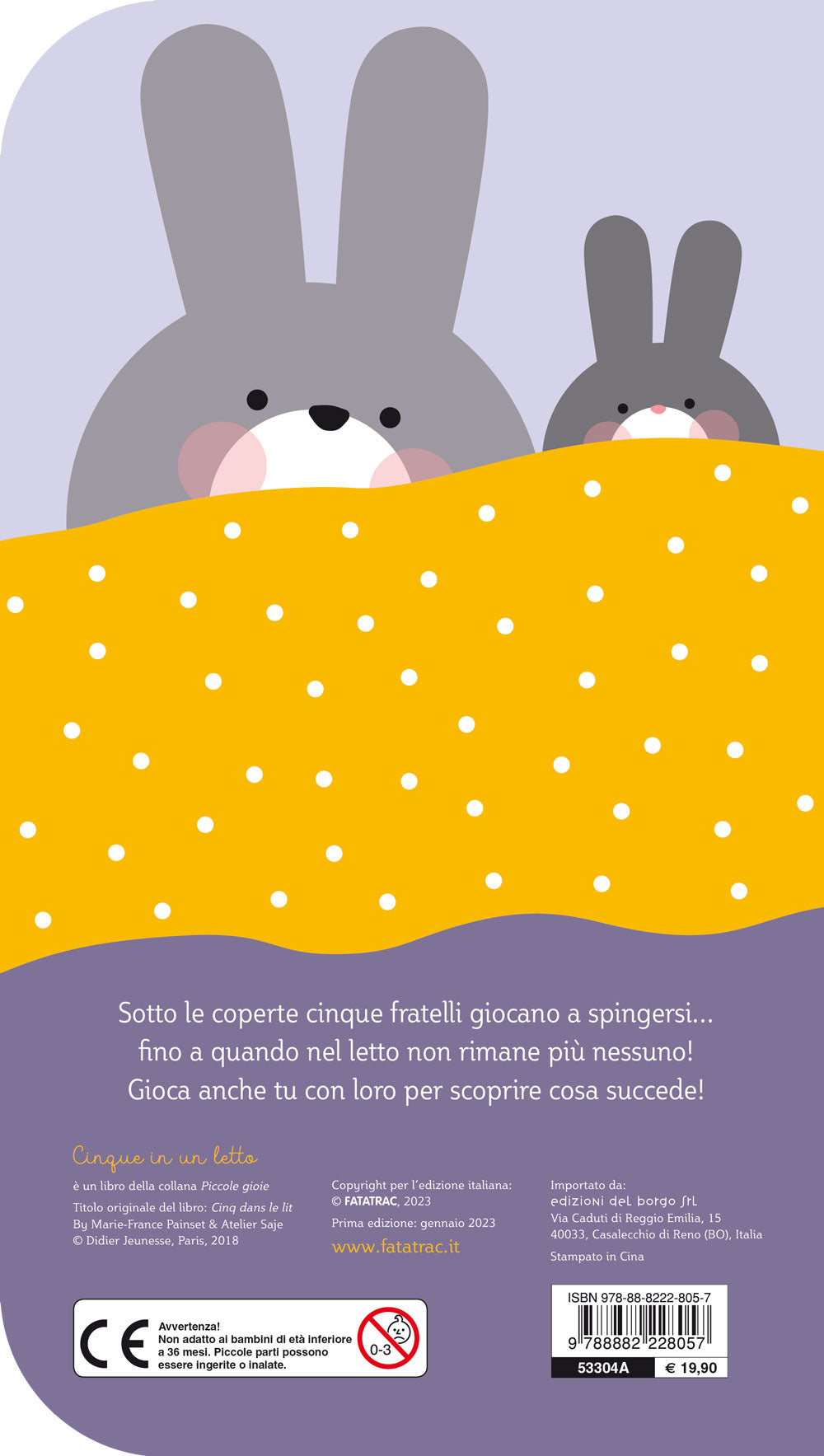 Cinque in un letto
