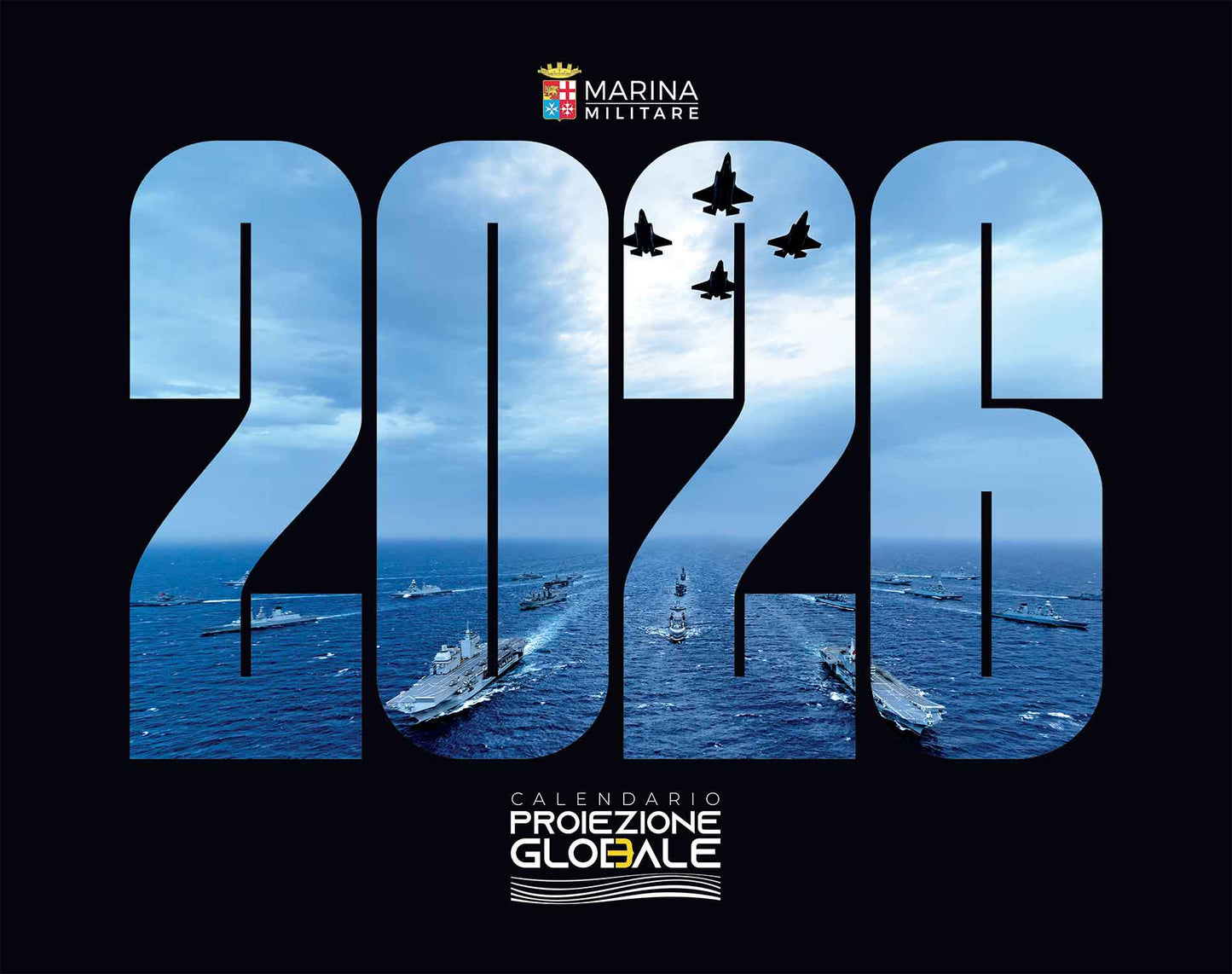 Calendario Marina Militare 2026 - da parete. Proiezione globale
