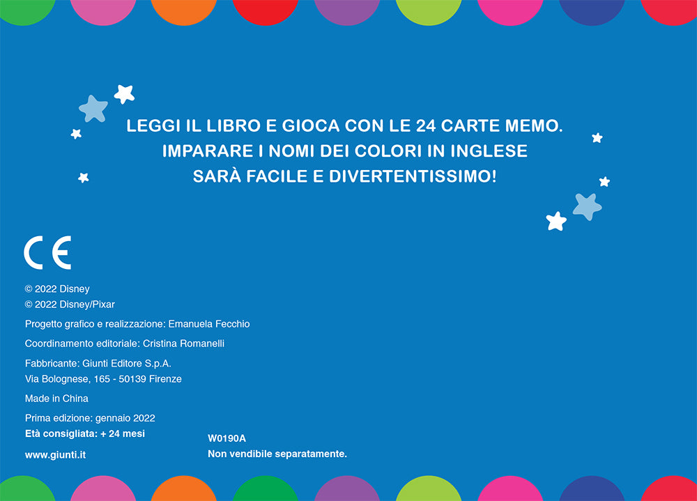 Memo Leggi e Gioca - Colours. Un libro e 24 carte per giocare