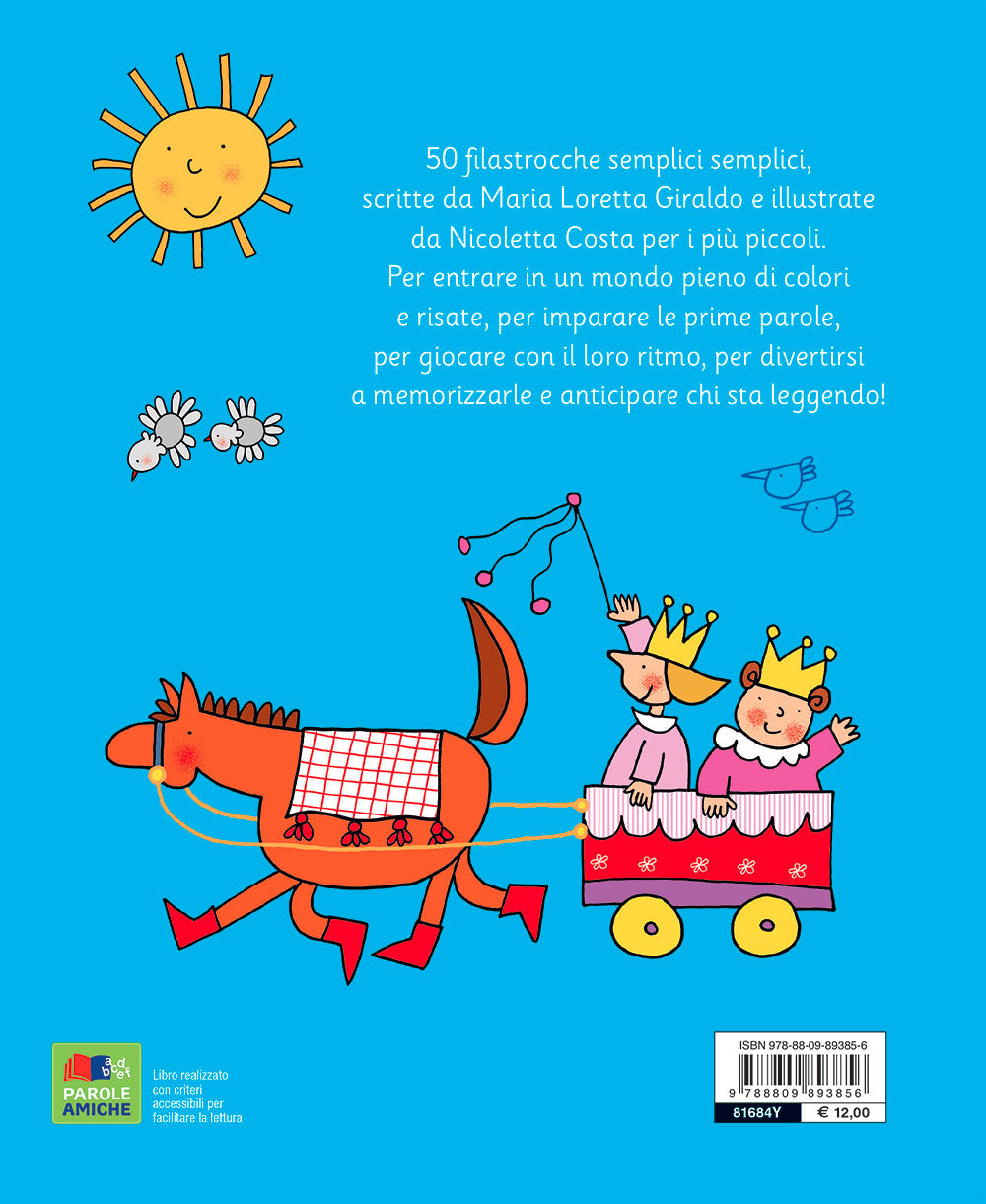 50 filastrocche facili facili per bambini piccini piccini