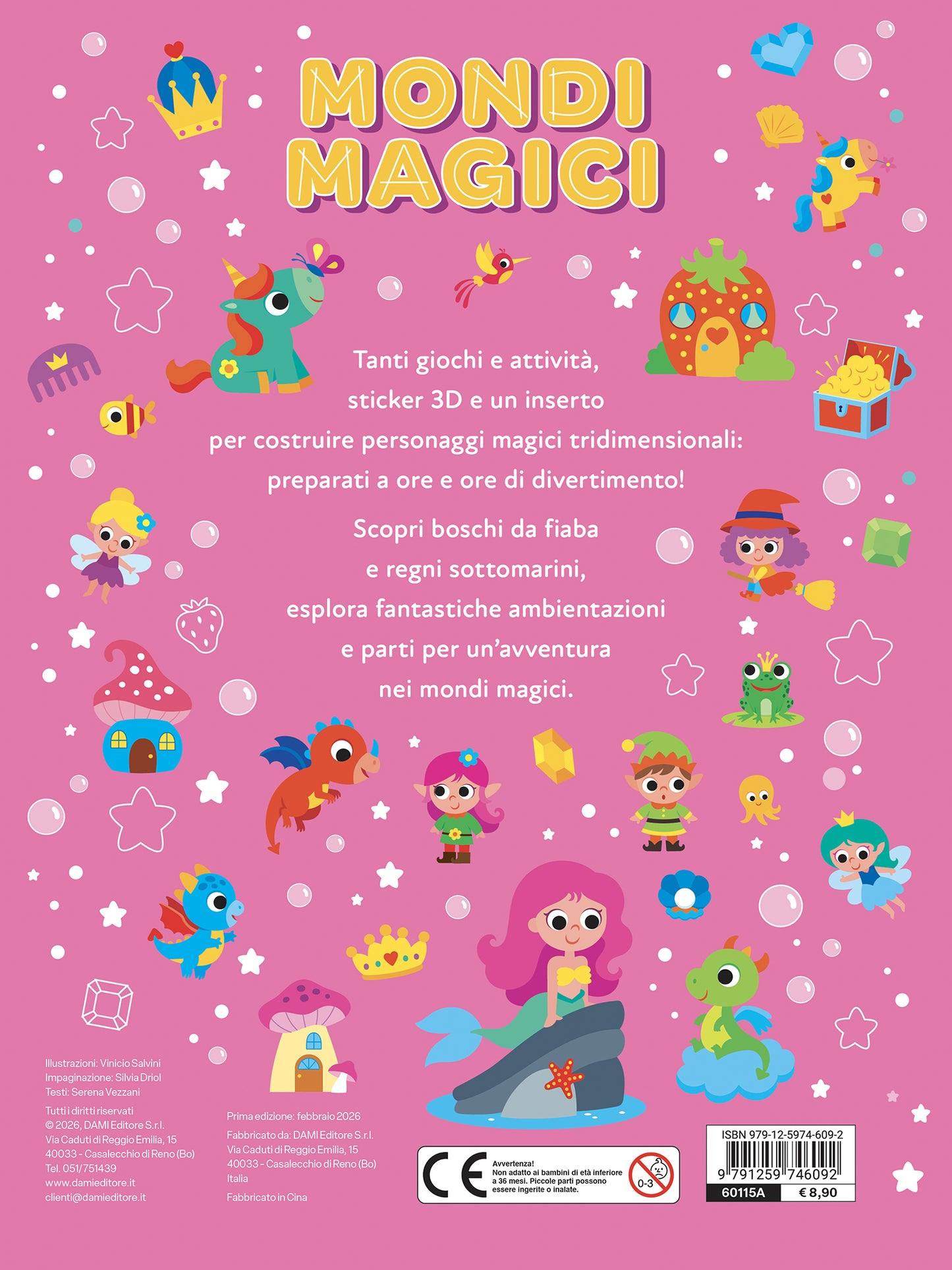 Mondi Magici. Giochi, percorsi, labirinti, coloring