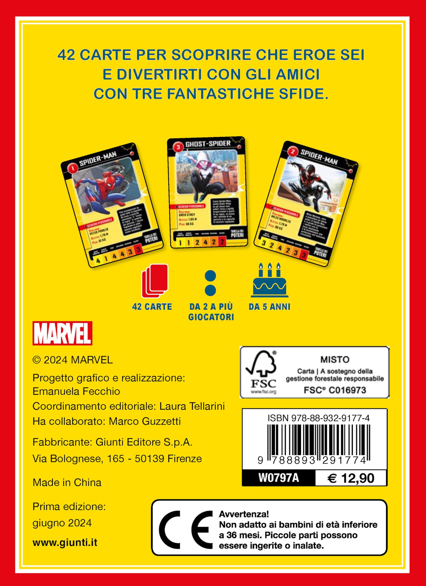 Chi sono? Marvel. 42 carte - 1 libro