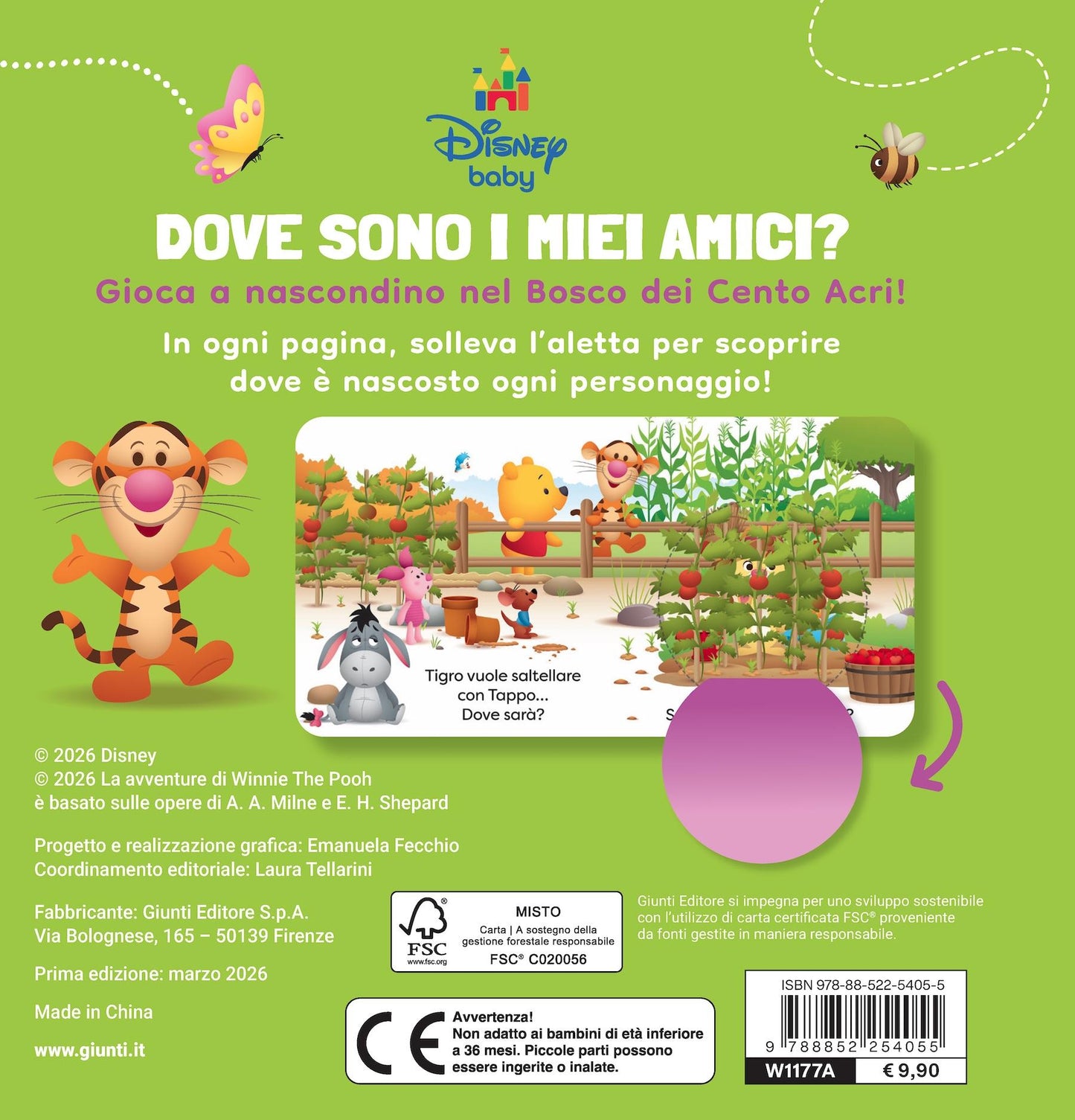Dove sono gli amici di Winnie the Pooh? - 7 alette da sollevare