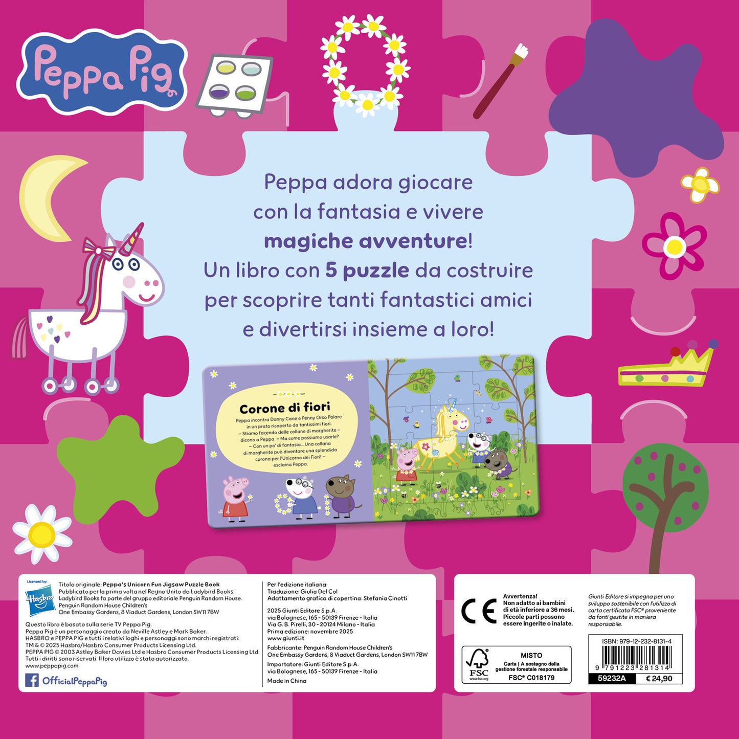 Magici unicorni. Libro Puzzle