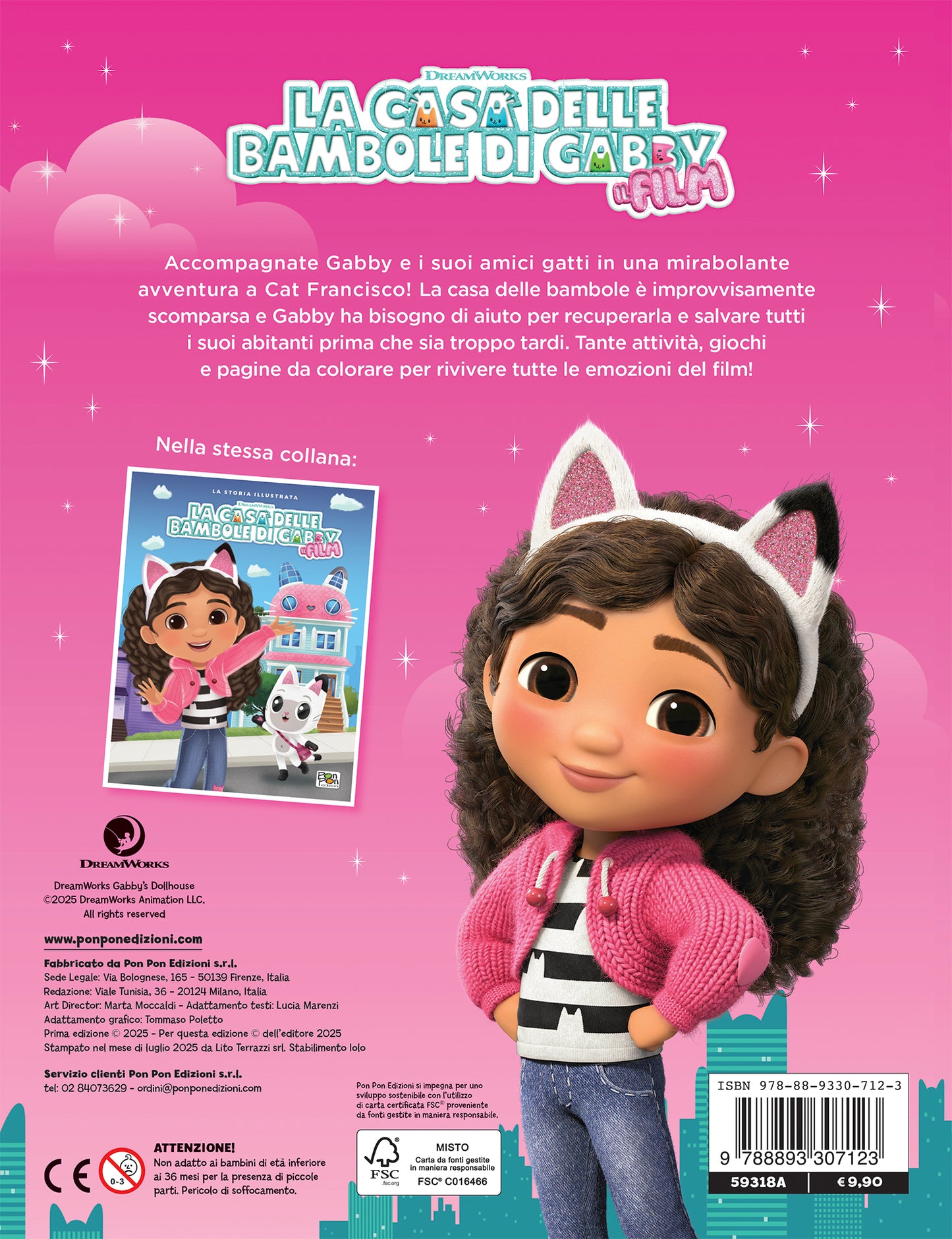La Casa delle Bambole di Gabby - Il film. Sticker activity book