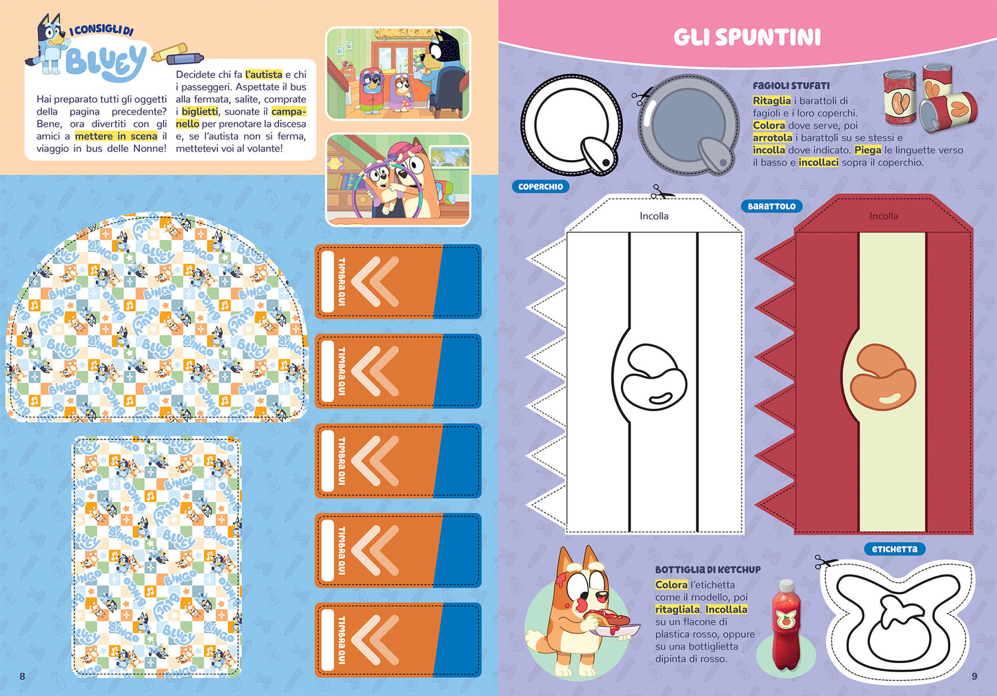 Bluey. Crea con Bluey + Il set di Rita e Janet