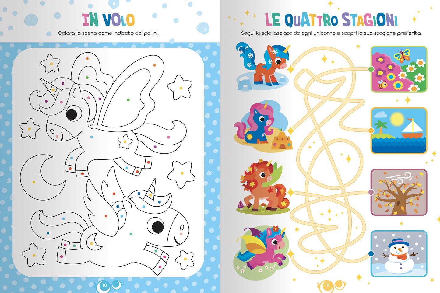 Unicorni. Giochi, percorsi, labirinti, coloring